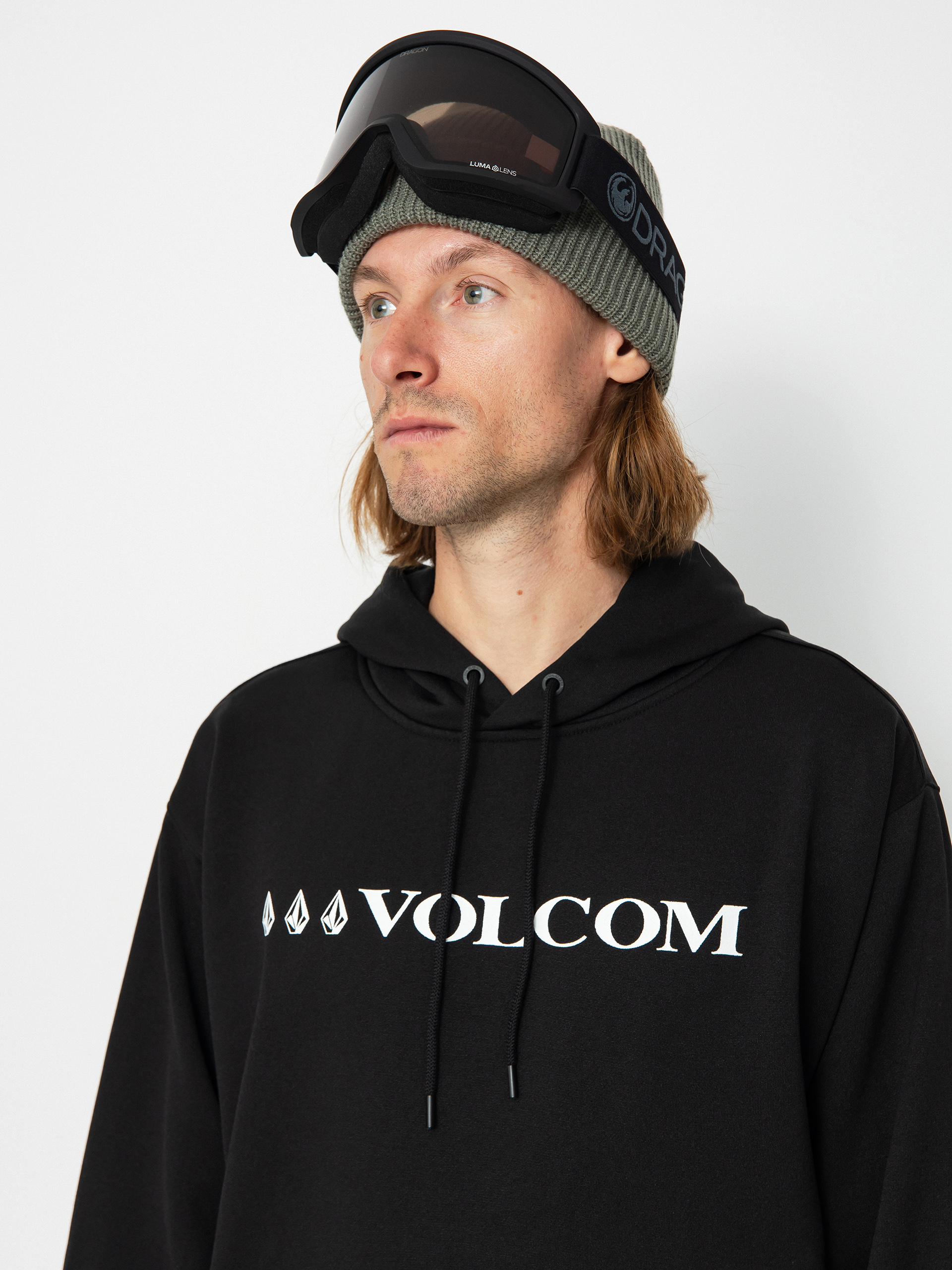 Pentru bărbați Hanorac termic Volcom Core Hydro (black)