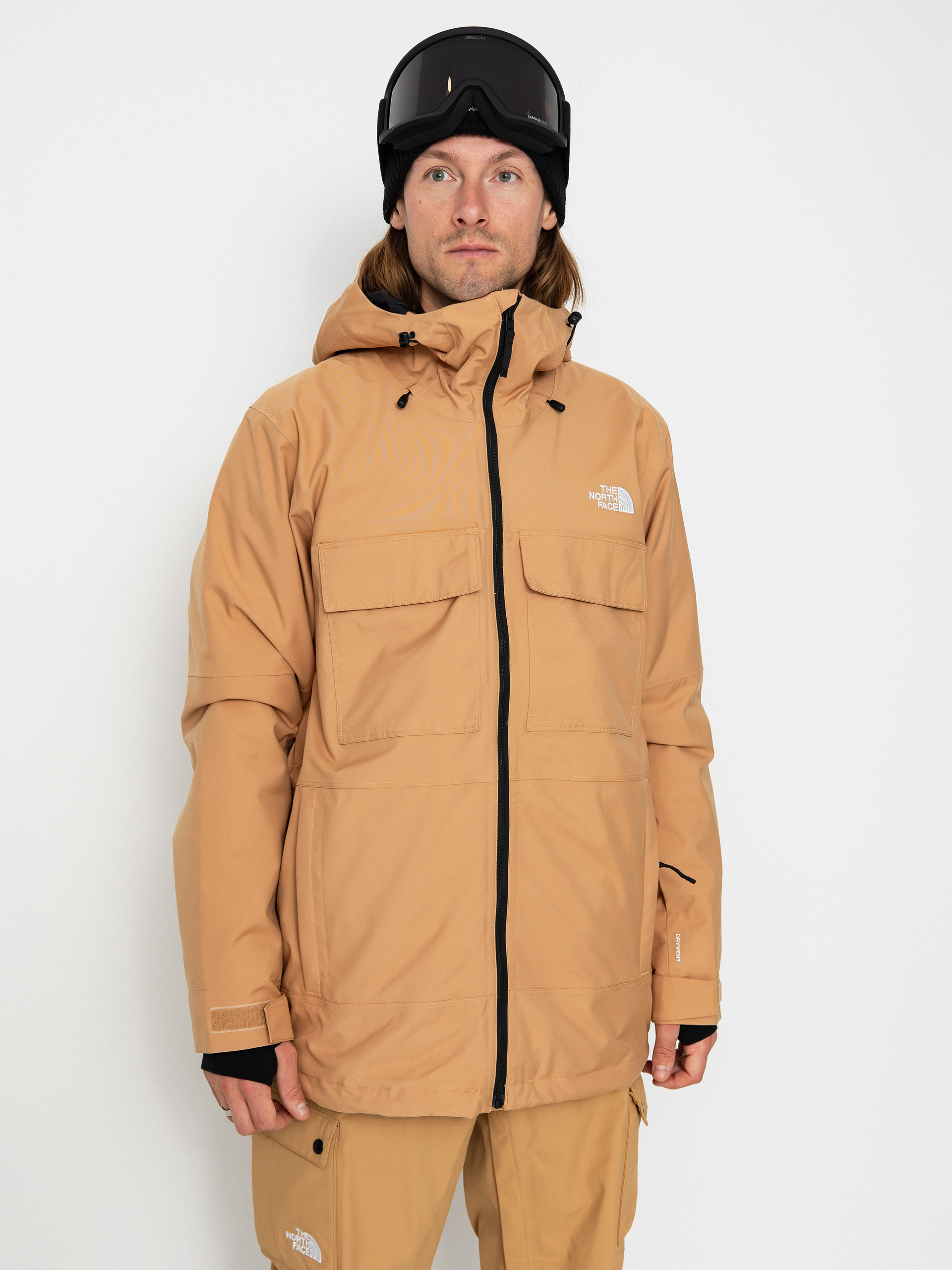 Pentru bărbați Geacă de snowboard The North Face Fourbarrel Triclimate (almond butter/tnf black)