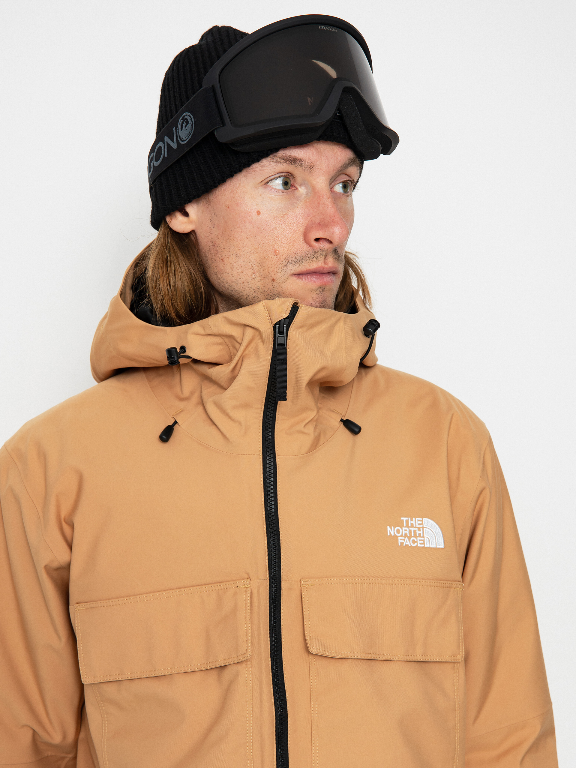 Pentru bărbați Geacă de snowboard The North Face Fourbarrel Triclimate (almond butter/tnf black)