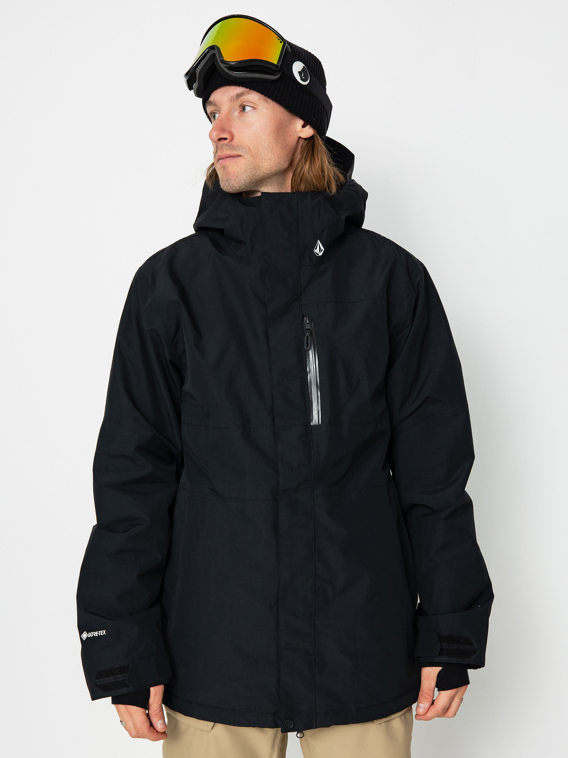 Pentru bărbați Geacă de snowboard Volcom L Ins Gore Tex (black)