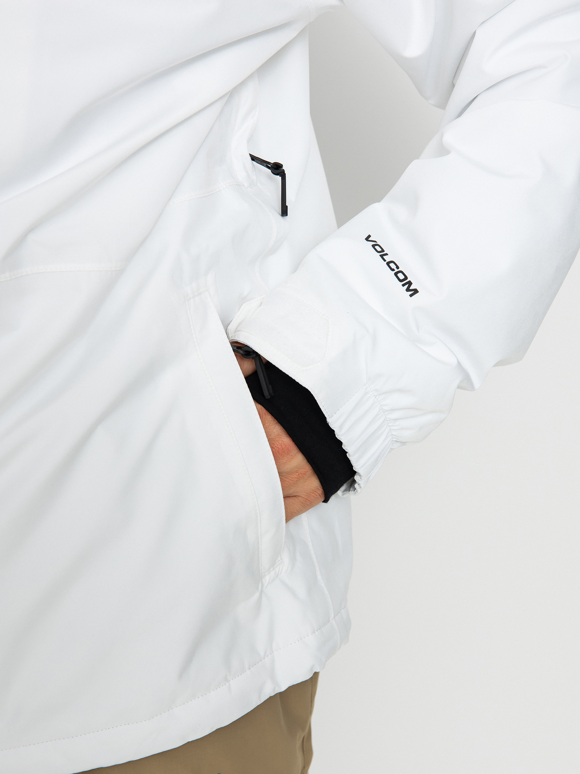 Pentru bărbați Geacă de snowboard Volcom Dua Ins Gore (white)