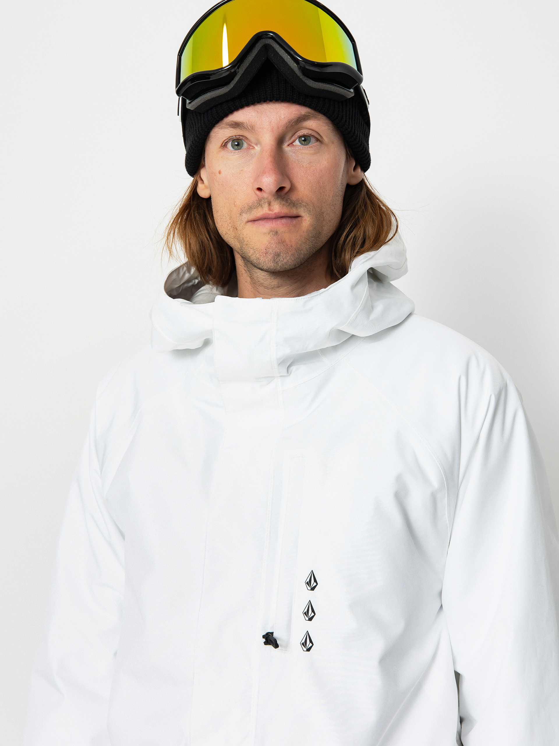 Pentru bărbați Geacă de snowboard Volcom Dua Ins Gore (white)