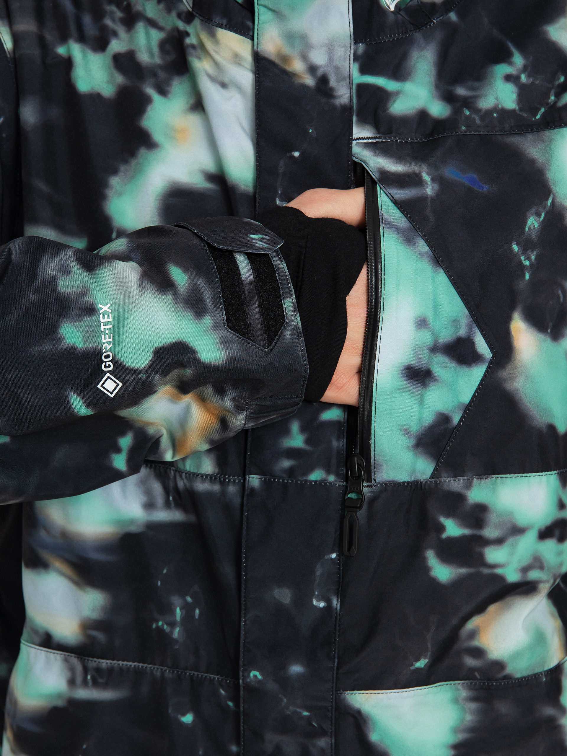 Pentru bărbați Geacă de snowboard Volcom L Gore Tex (spritz black)