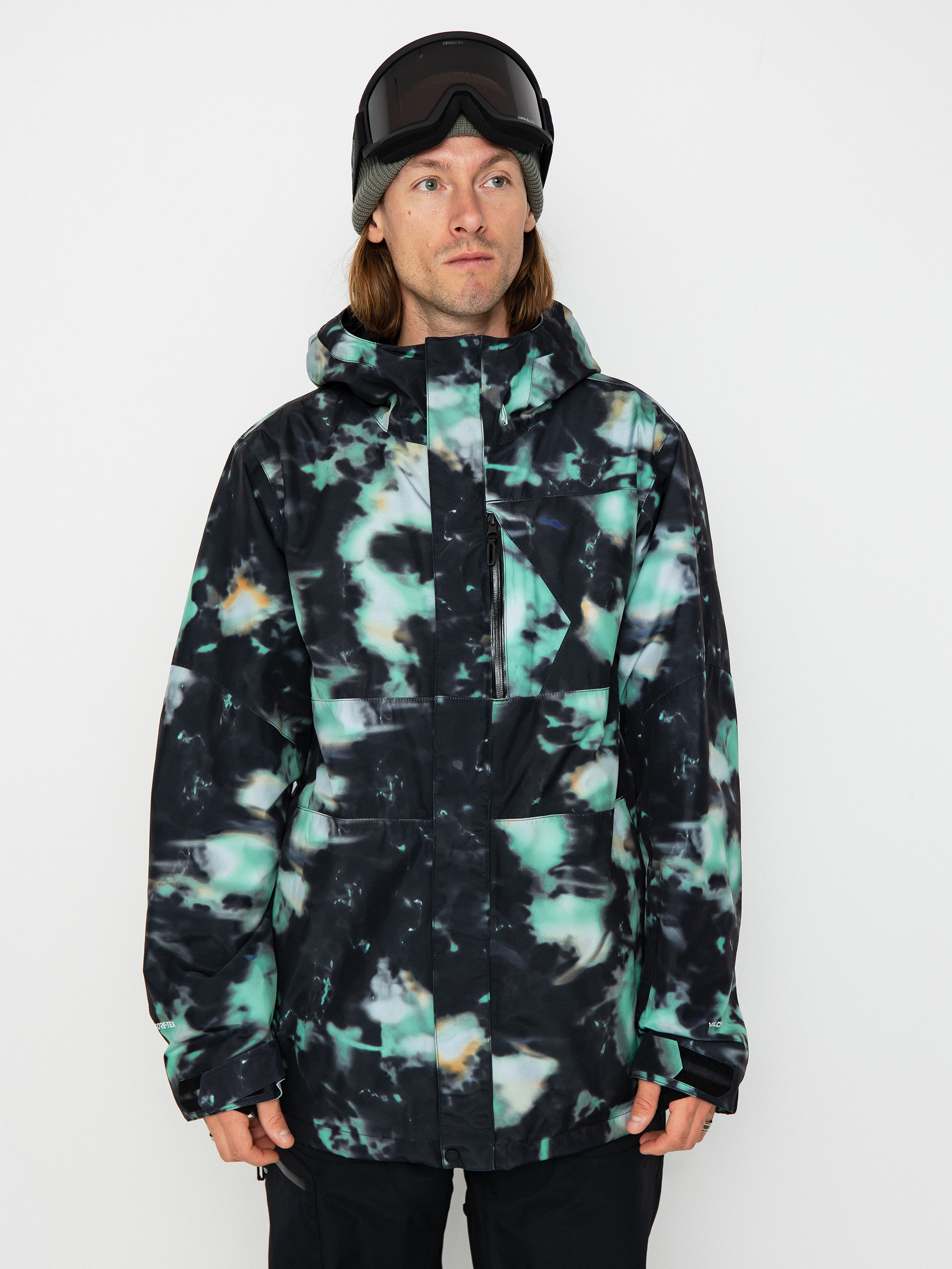 Pentru bărbați Geacă de snowboard Volcom L Gore Tex (spritz black)