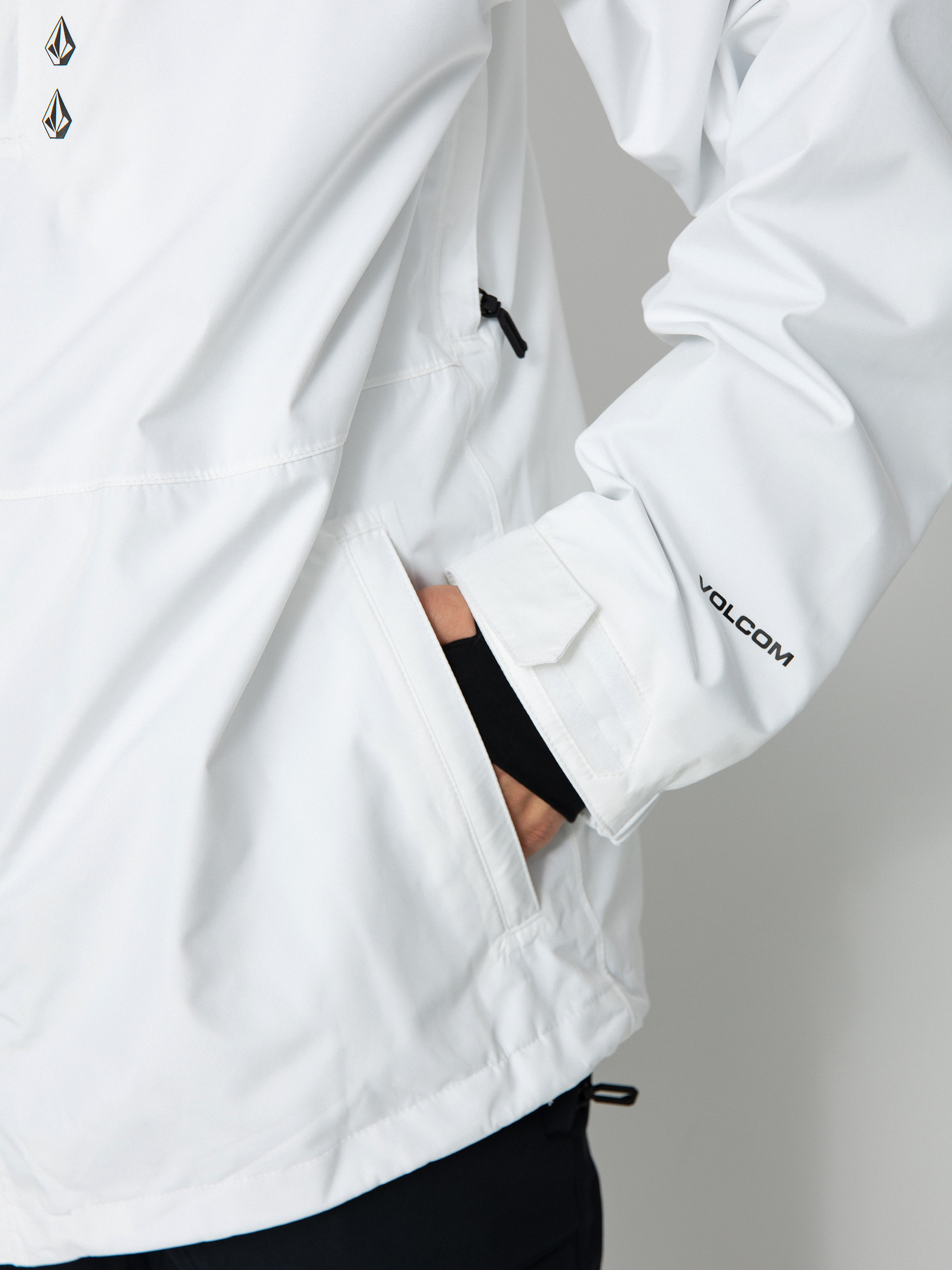 Pentru bărbați Geacă de snowboard Volcom Dua Gore Tex (white)