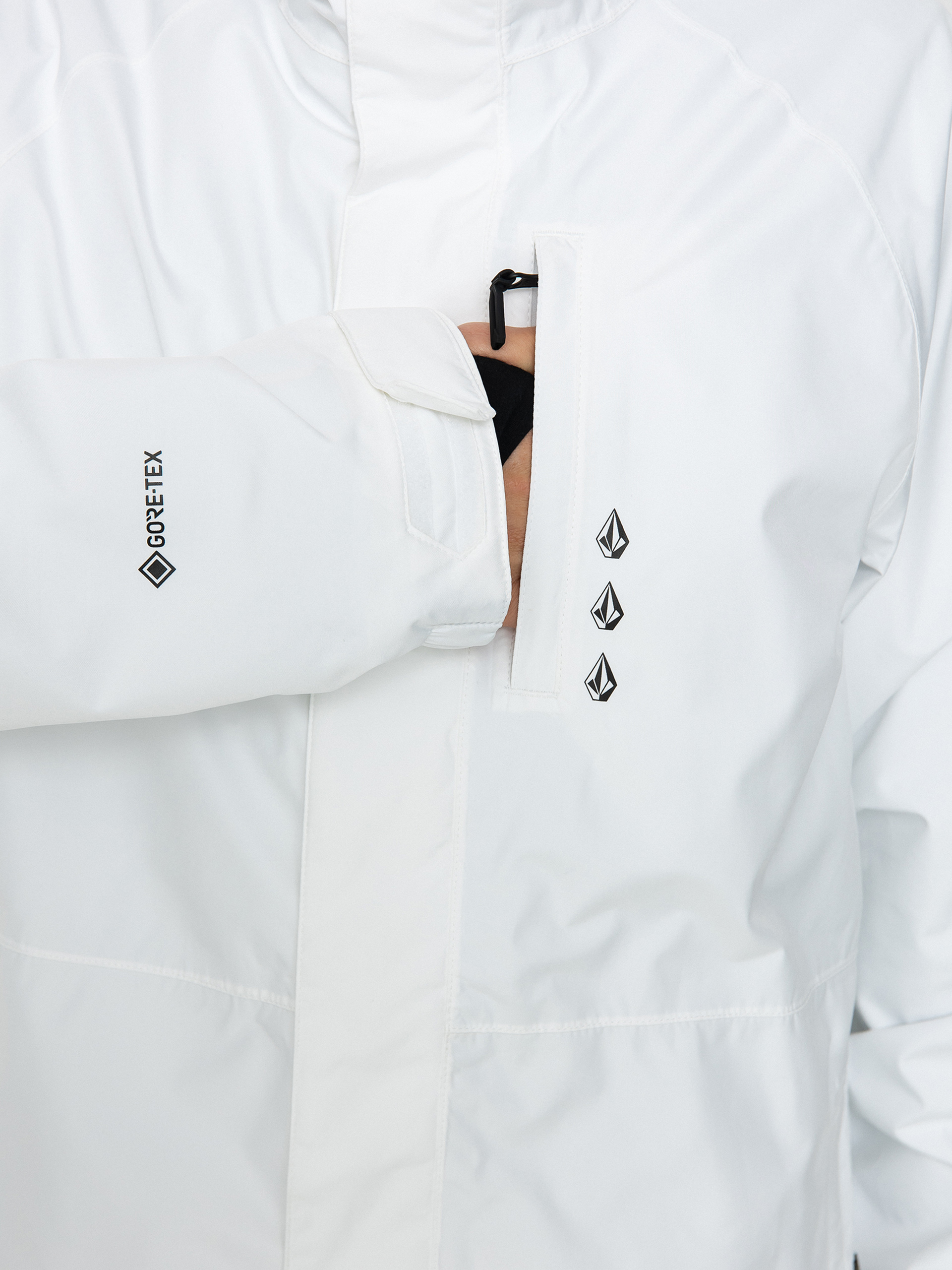Pentru bărbați Geacă de snowboard Volcom Dua Gore Tex (white)