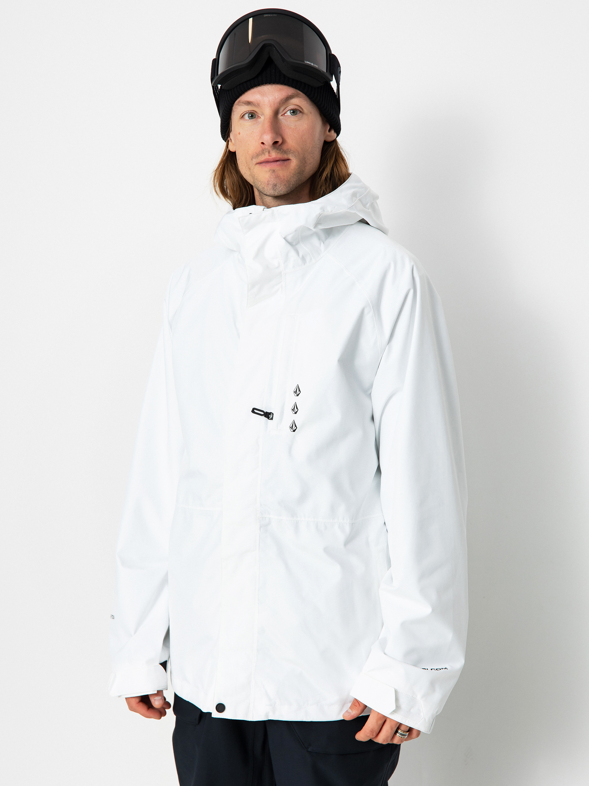 Pentru bărbați Geacă de snowboard Volcom Dua Gore Tex (white)