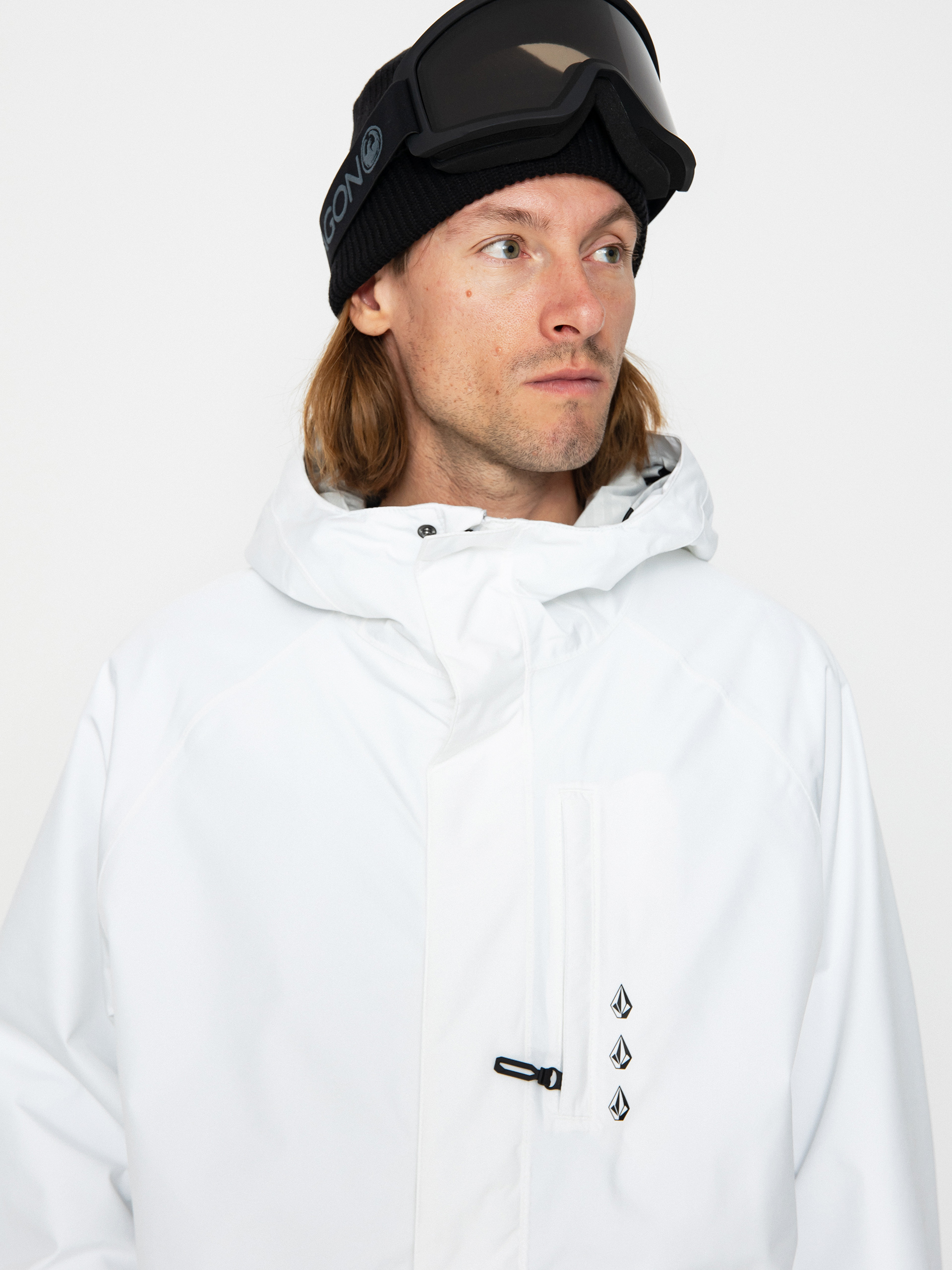 Pentru bărbați Geacă de snowboard Volcom Dua Gore Tex (white)