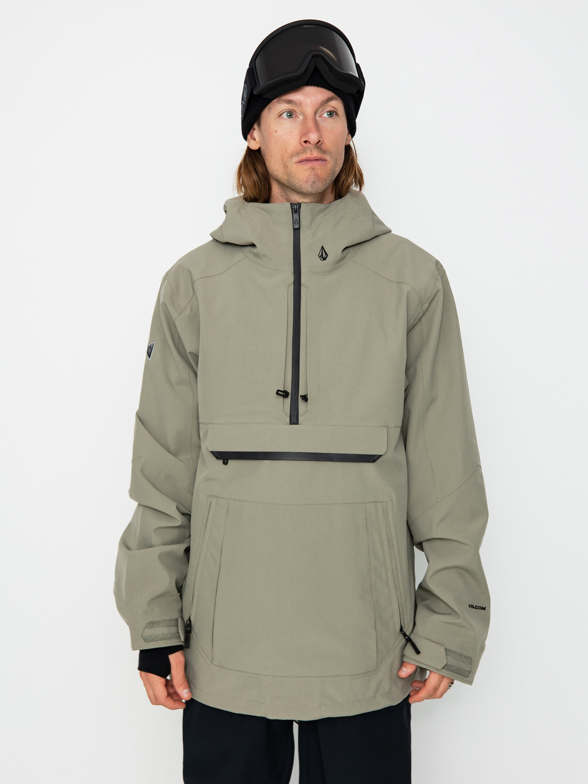 Pentru bărbați Geacă de snowboard Volcom Brighton Pullover (light military)
