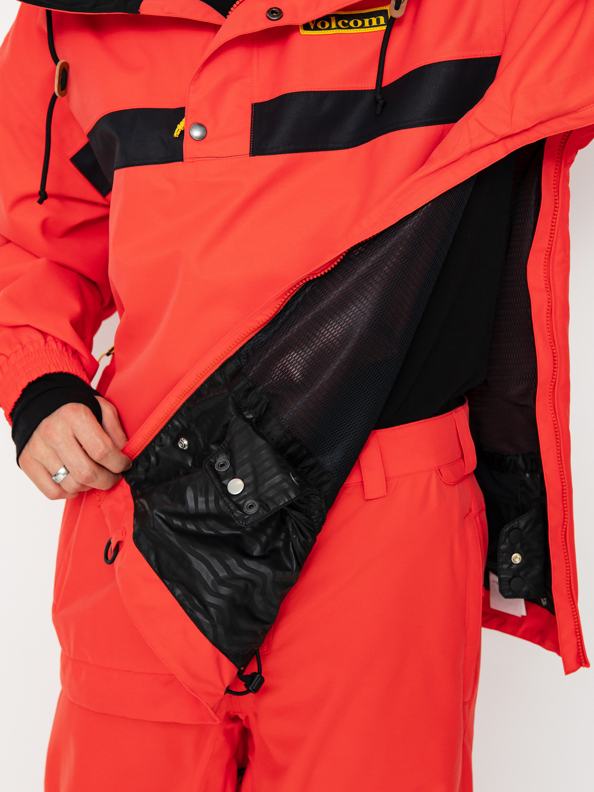 Pentru bărbați Geacă de snowboard Volcom Longo Pullover (orange)