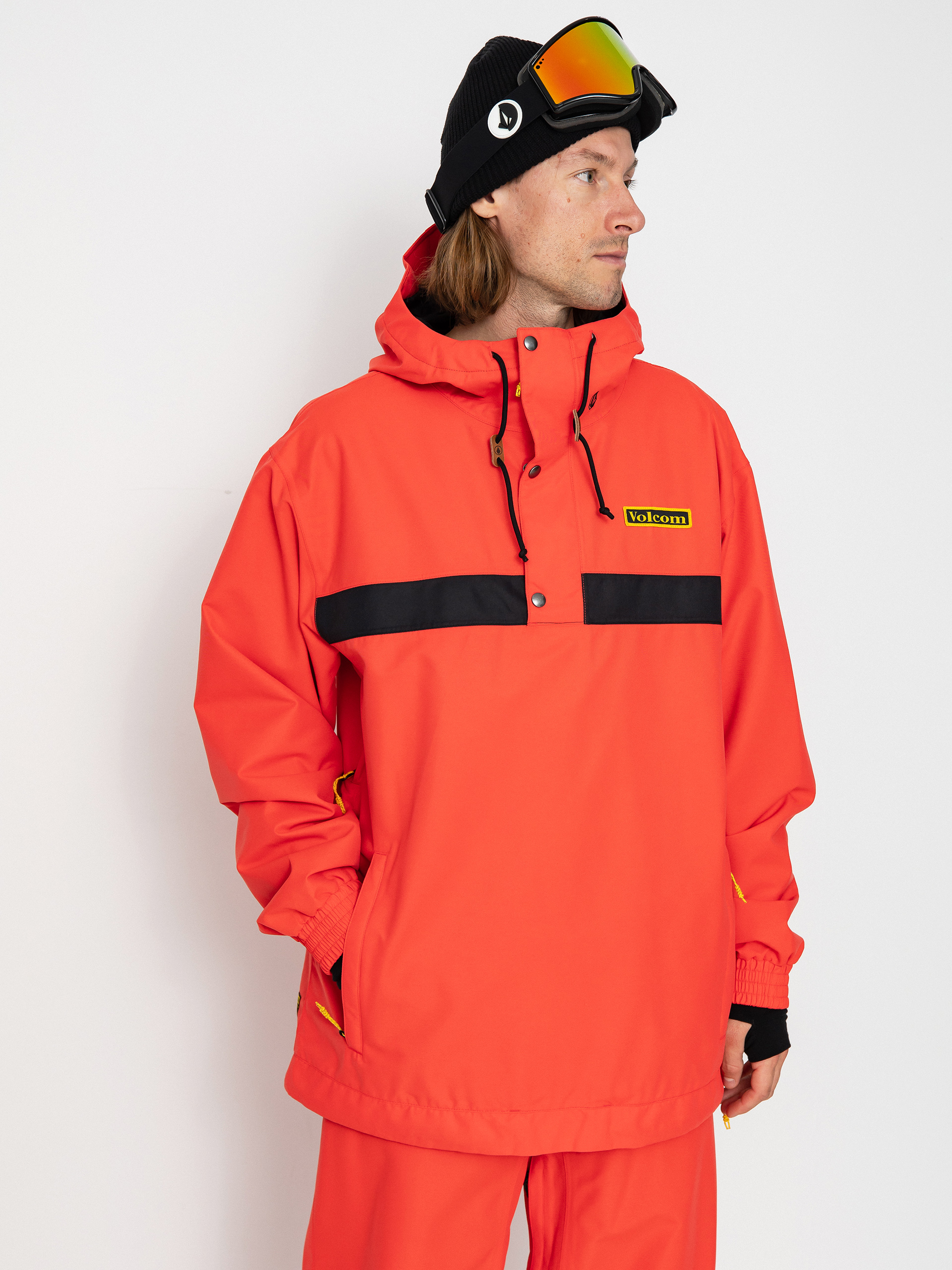 Pentru bărbați Geacă de snowboard Volcom Longo Pullover (orange)