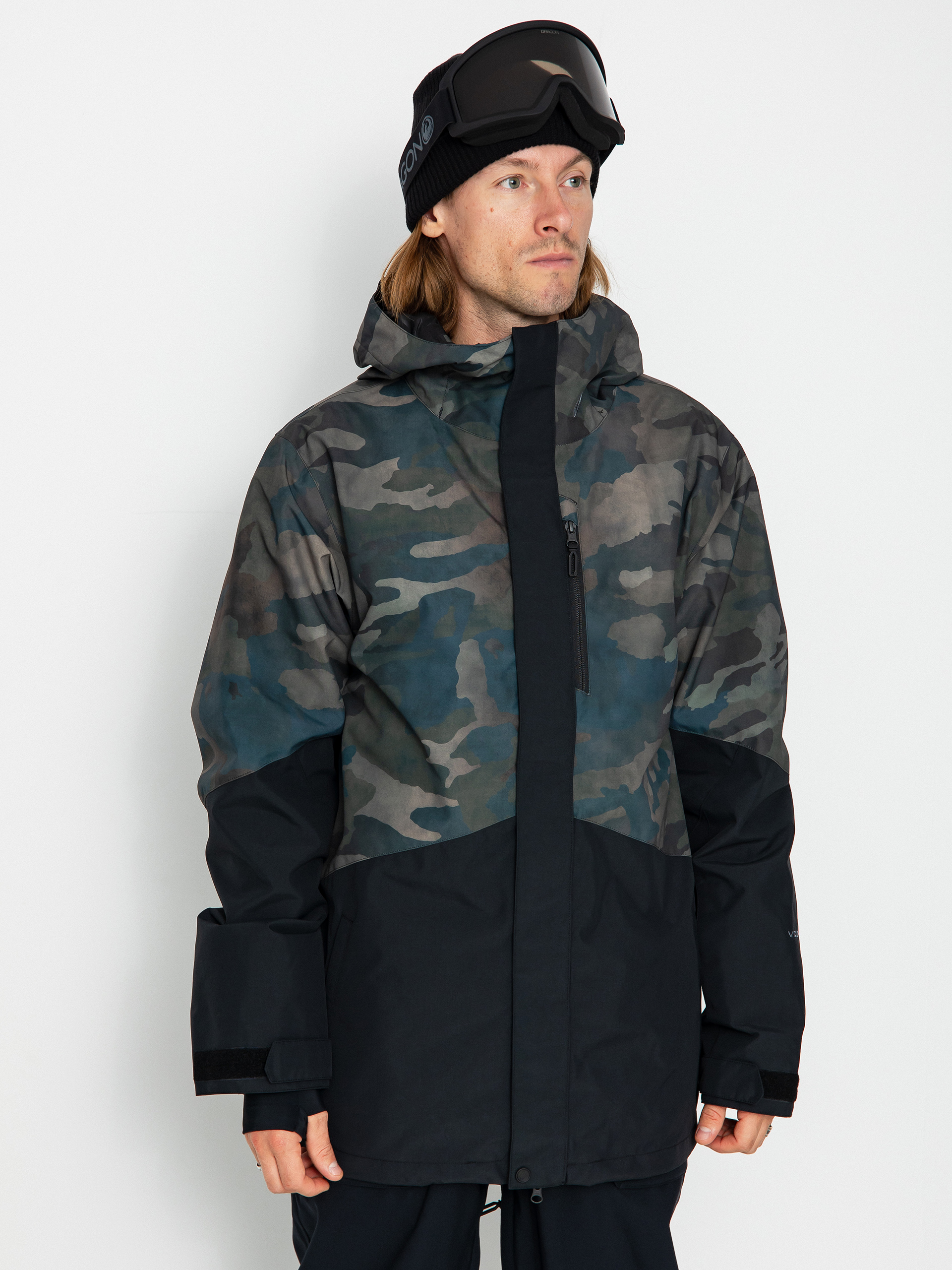 Pentru bărbați Geacă de snowboard Volcom Vcolp (cloudwash camo)