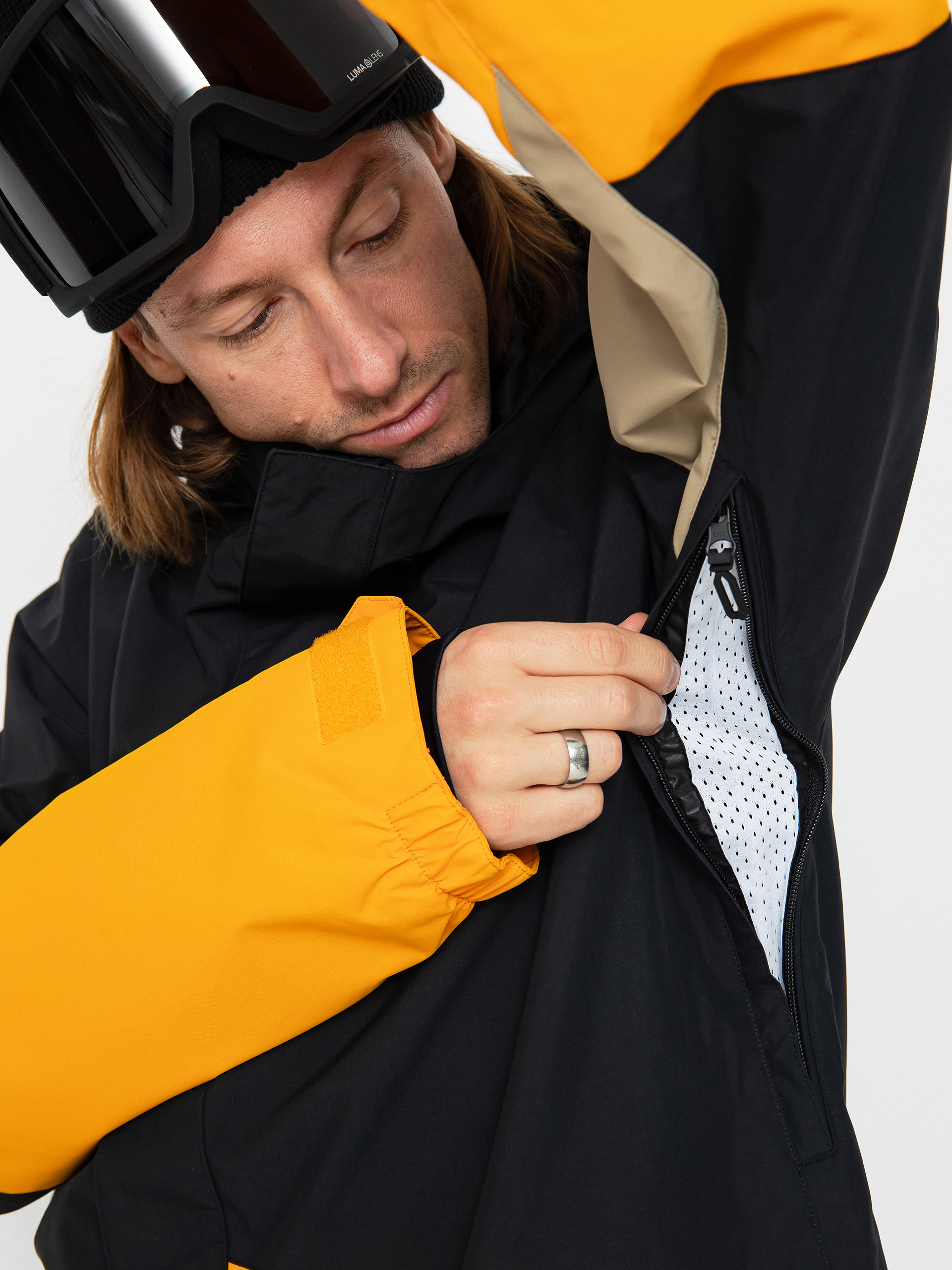 Pentru bărbați Geacă de snowboard Volcom Vcolp (gold)