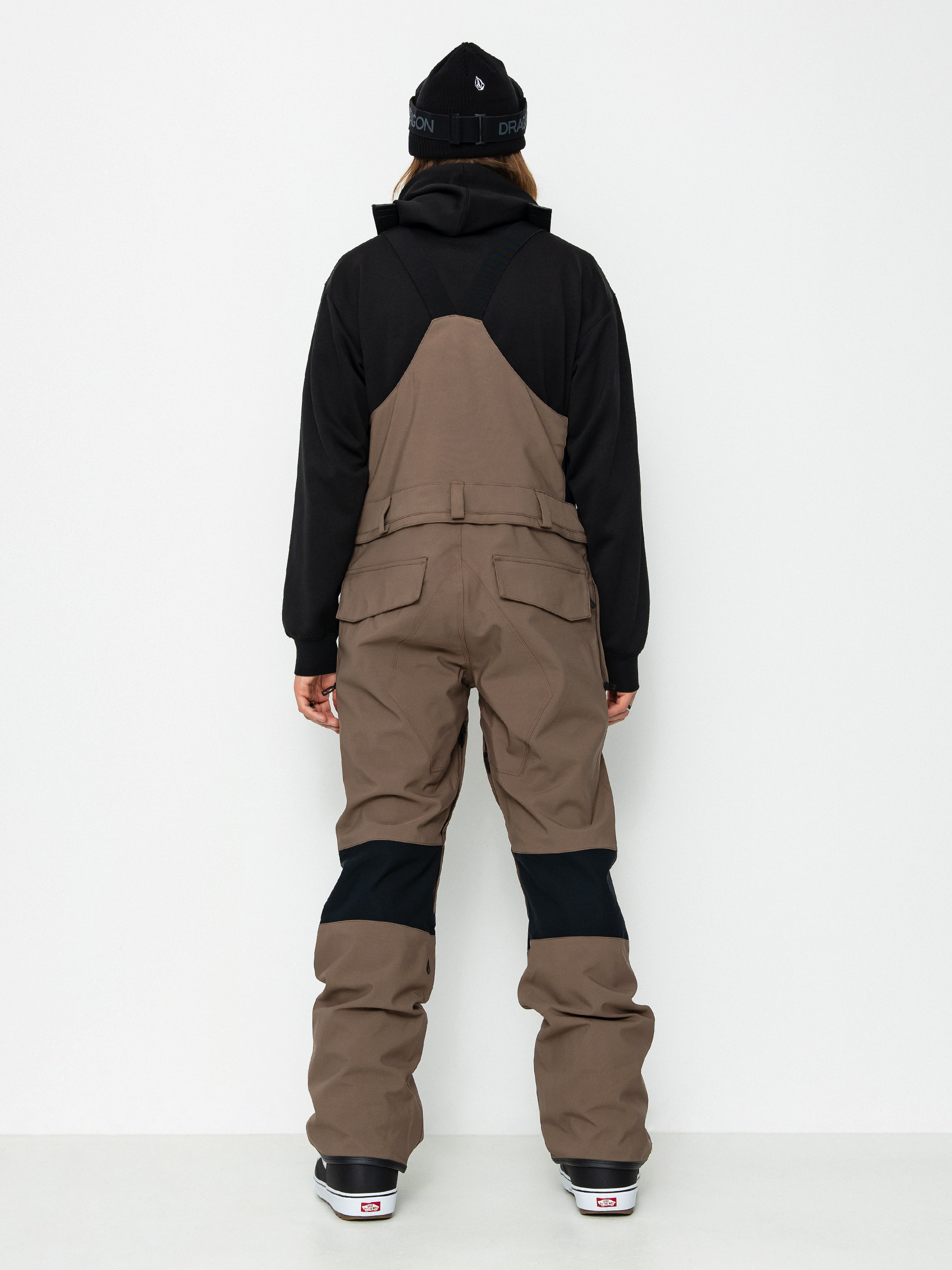 Pentru bărbați Pantaloni pentru snowboard Volcom Roan Bib Overall (teak)