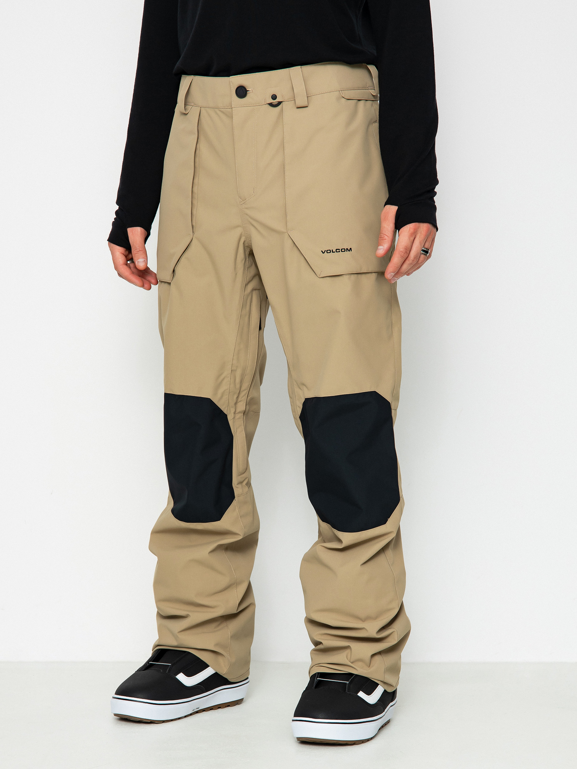 Pentru bărbați Pantaloni pentru snowboard Volcom Roan (dark khaki)