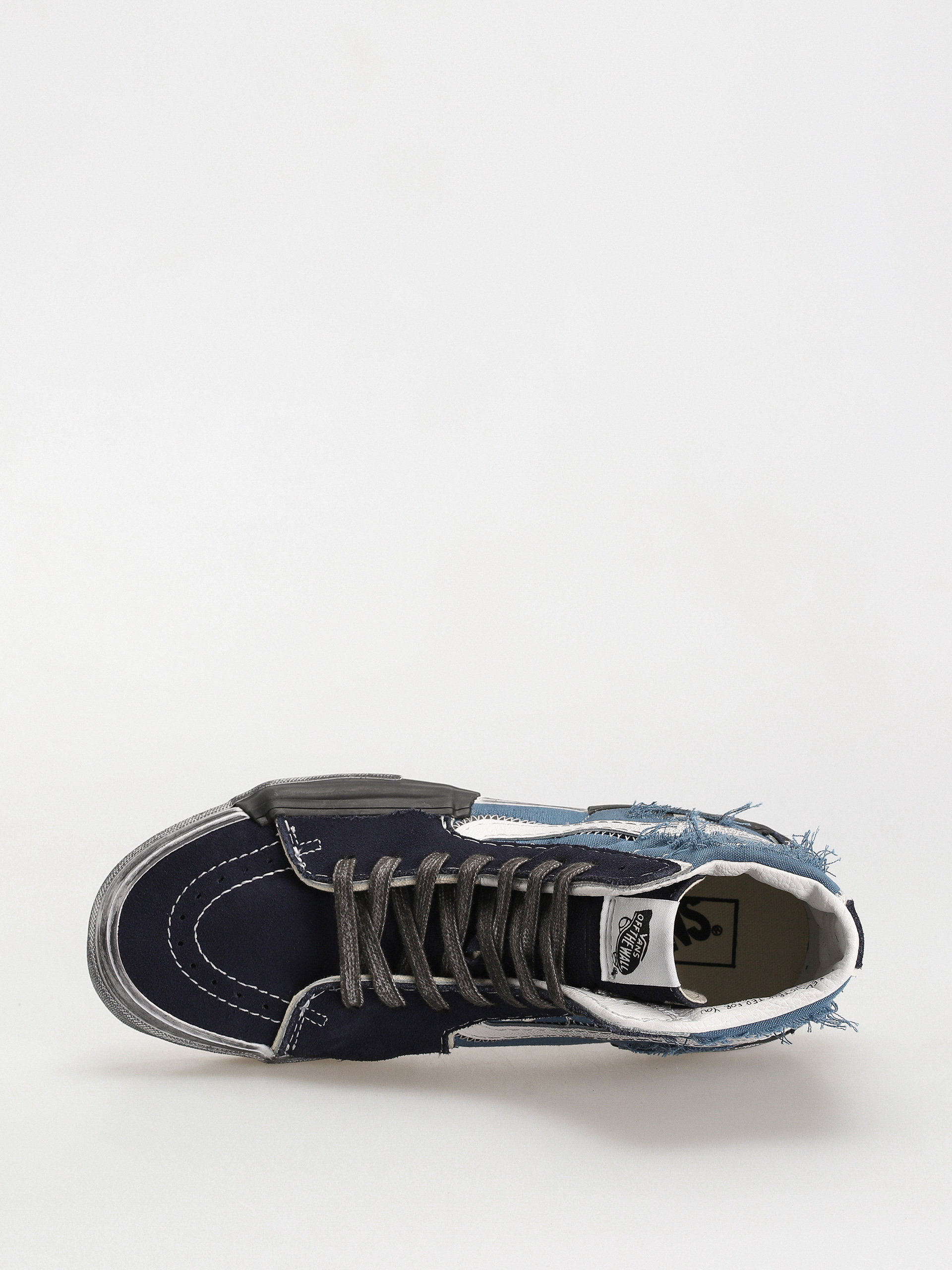 Pantofi Vans Sk8 Hi Reconstruct (stressed check navy/stv navy)
