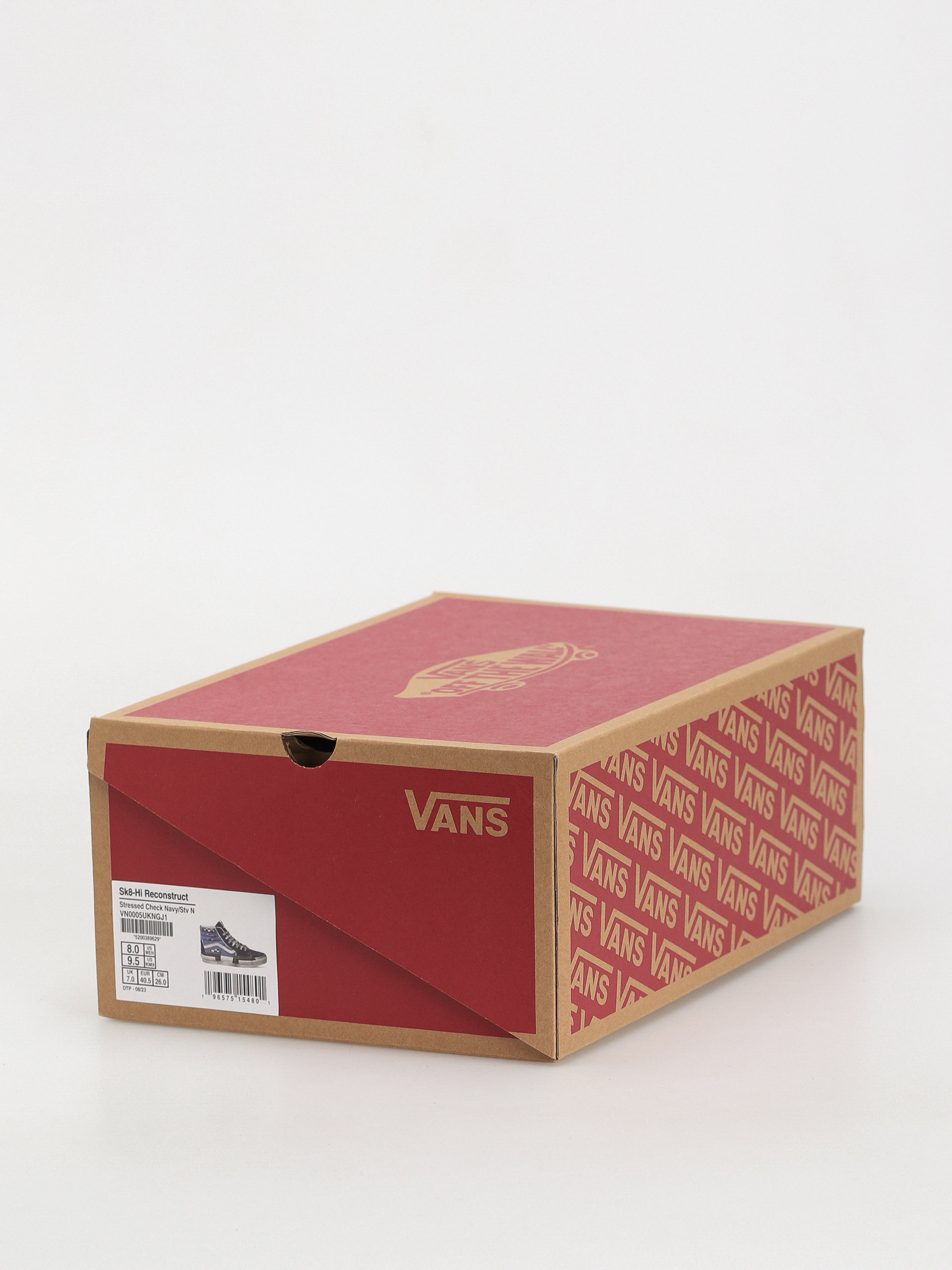 Pantofi Vans Sk8 Hi Reconstruct (stressed check navy/stv navy)