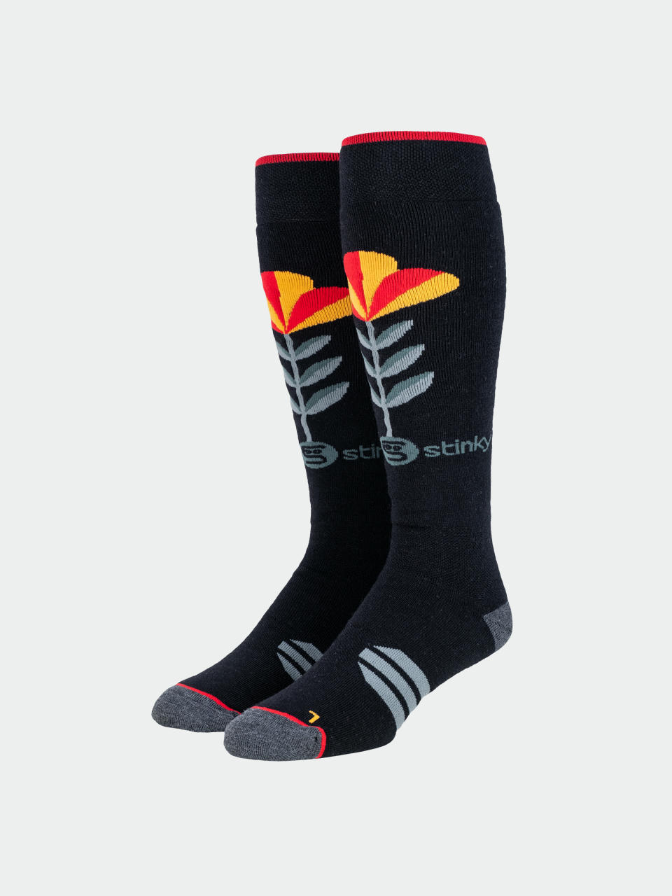 Șosete Stinky Socks Blooming (black)