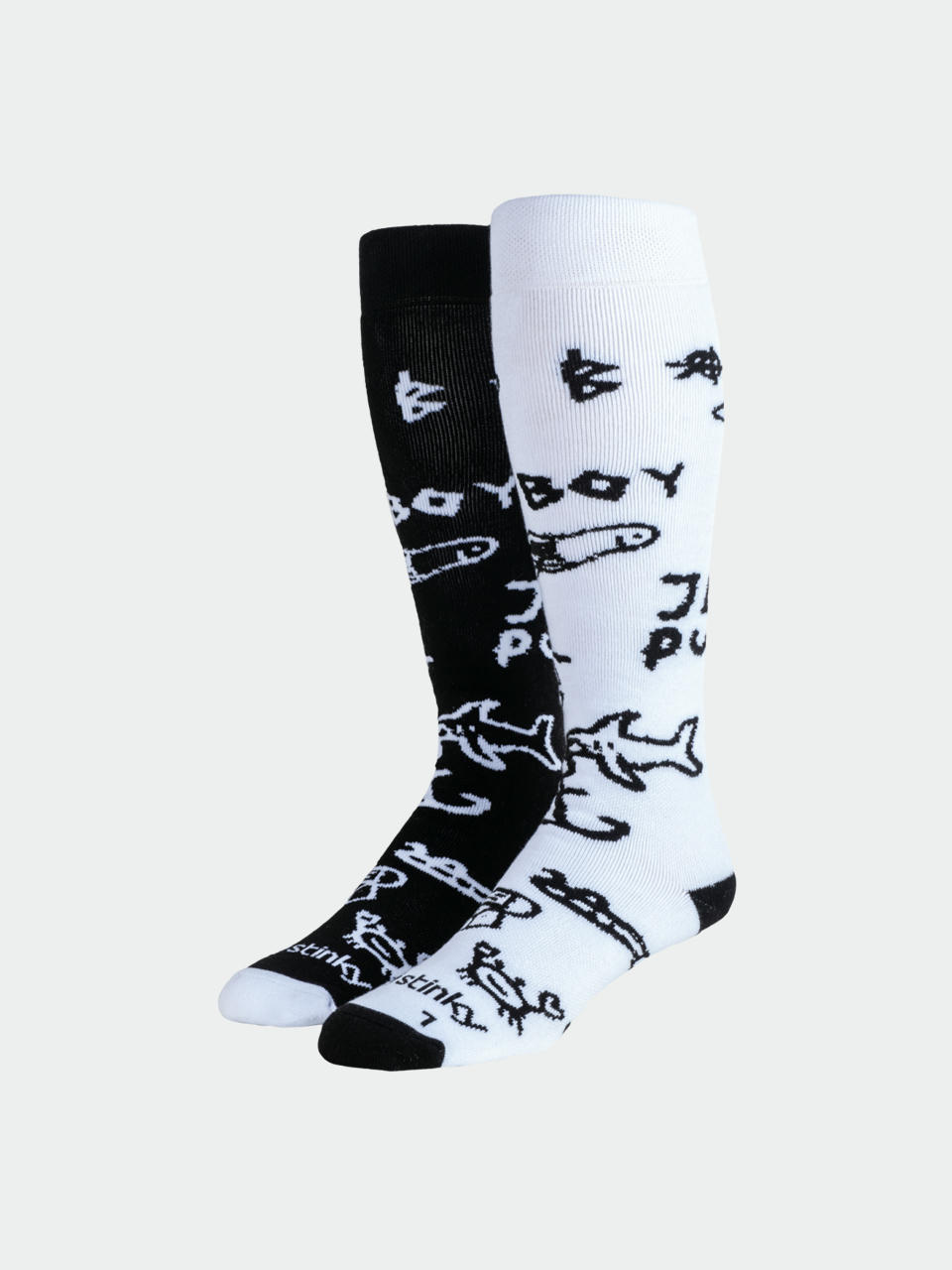 Șosete Stinky Socks Andrew Brewer Bad Boy (black/white)