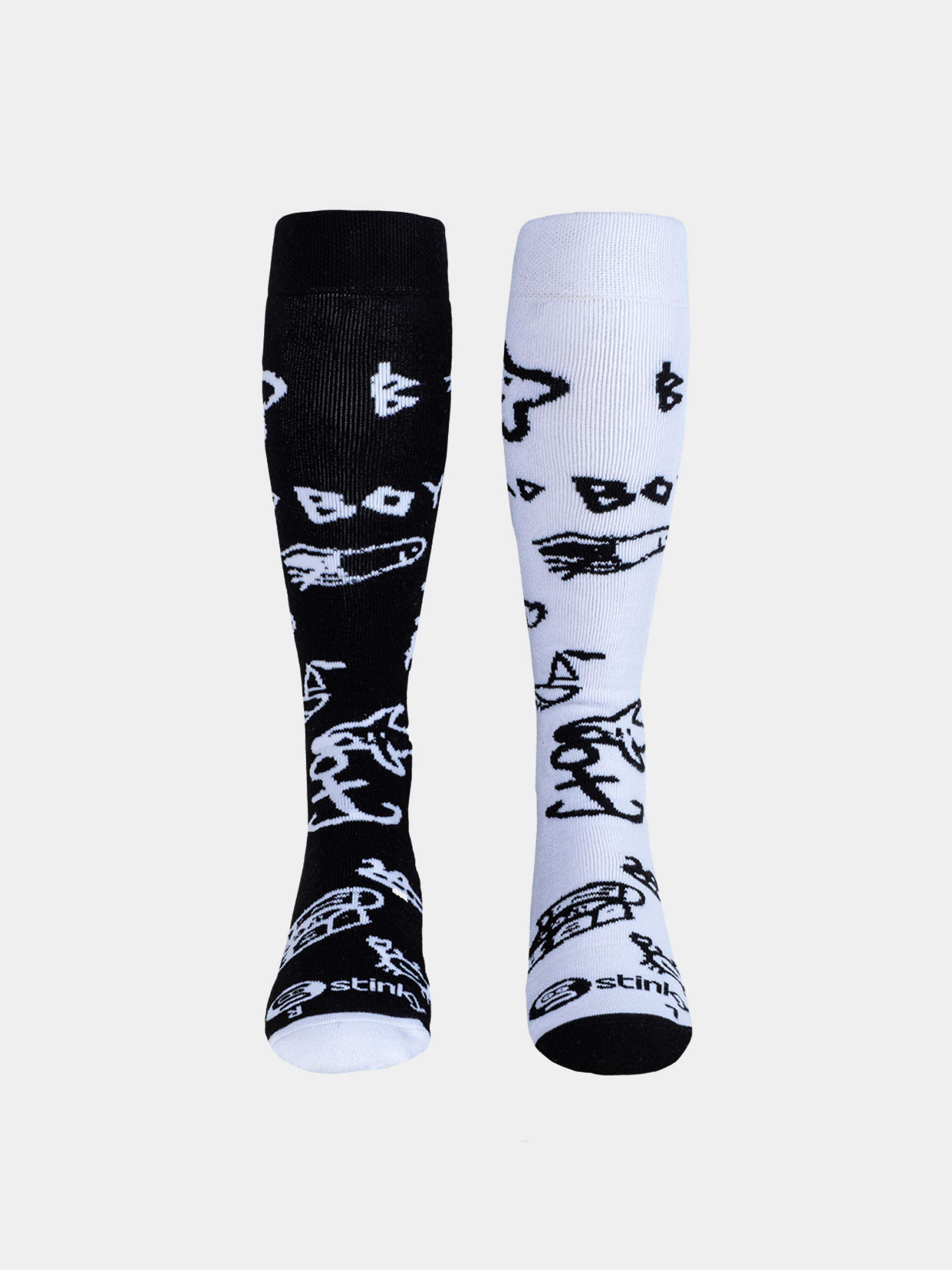 Șosete Stinky Socks Andrew Brewer Bad Boy (black/white)
