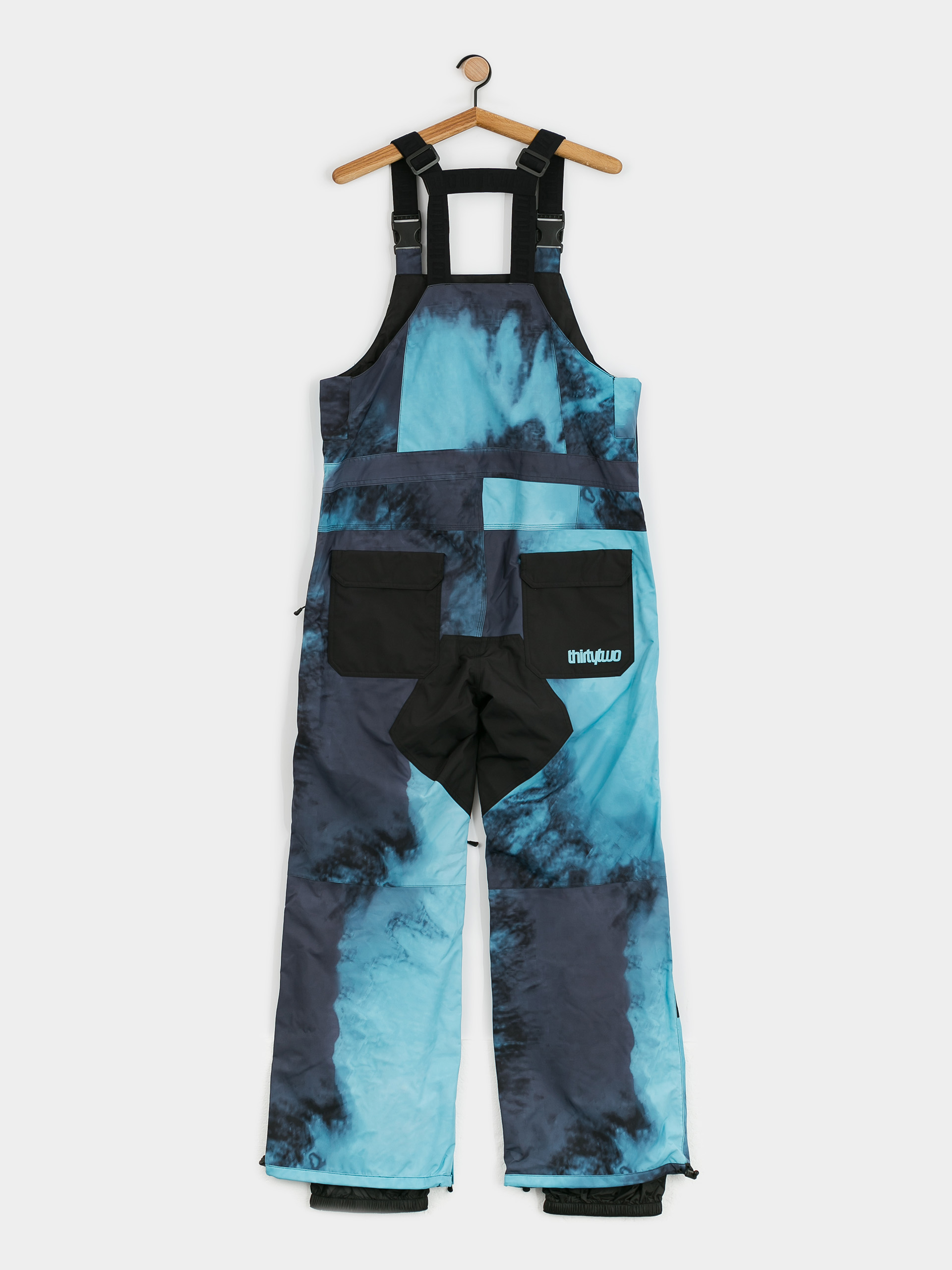Pentru bărbați Pantaloni pentru snowboard ThirtyTwo Basement Bib (haze)