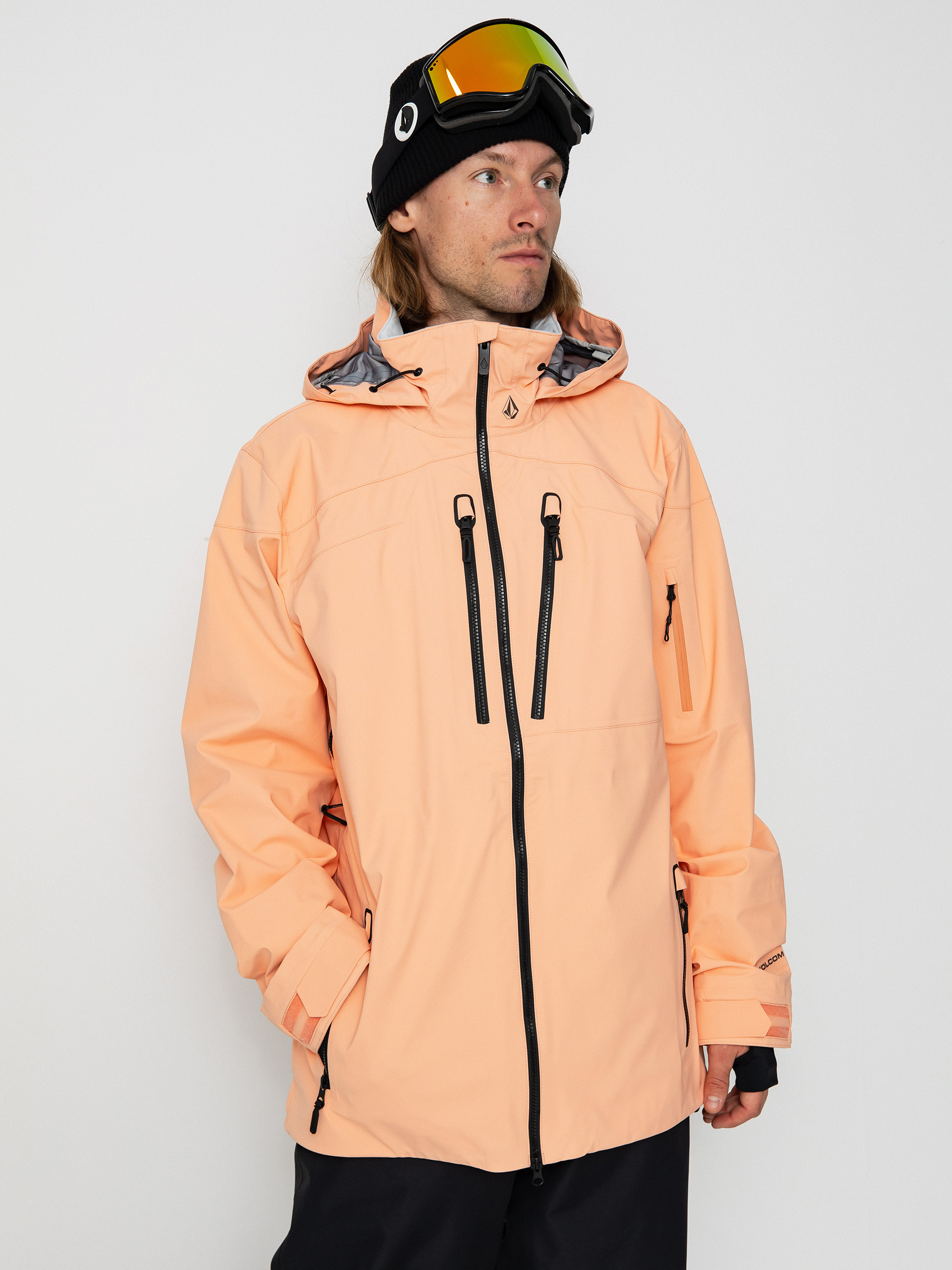Pentru bărbați Geacă de snowboard Volcom Guch Stretch Gore (peach)