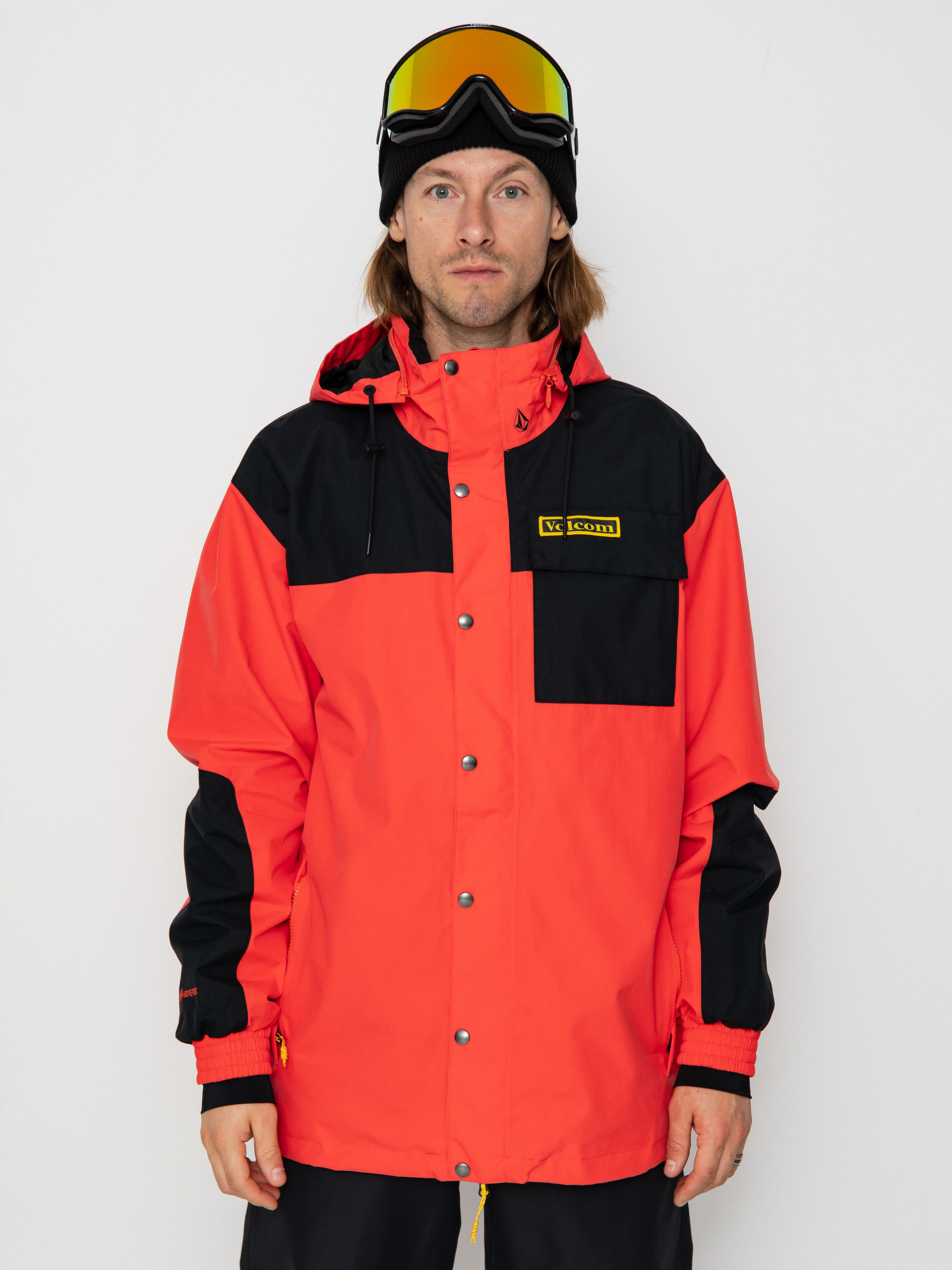 Pentru bărbați Geacă de snowboard Volcom Longo Gore Tex (orange)