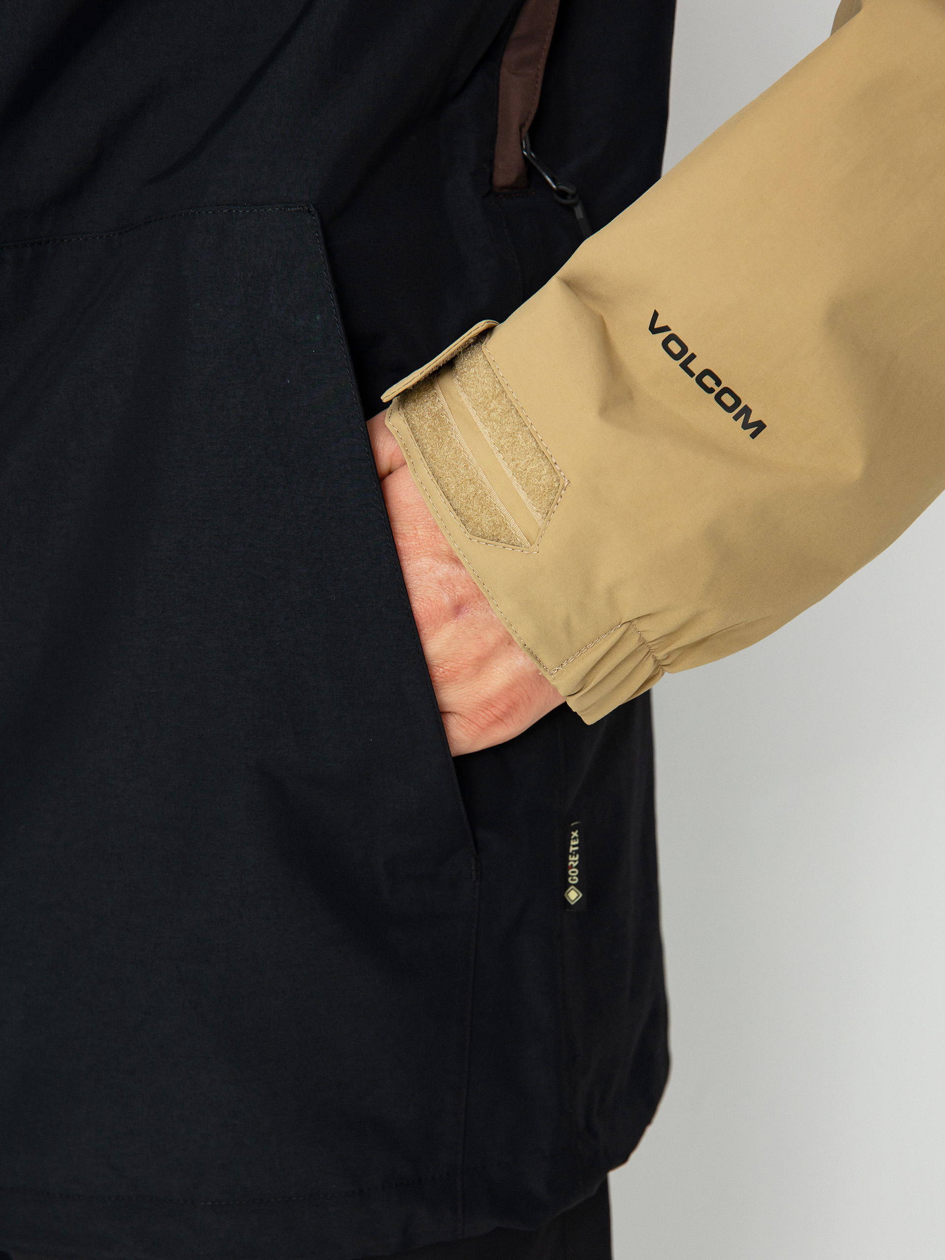Pentru bărbați Geacă de snowboard Volcom L Gore Tex (brown)