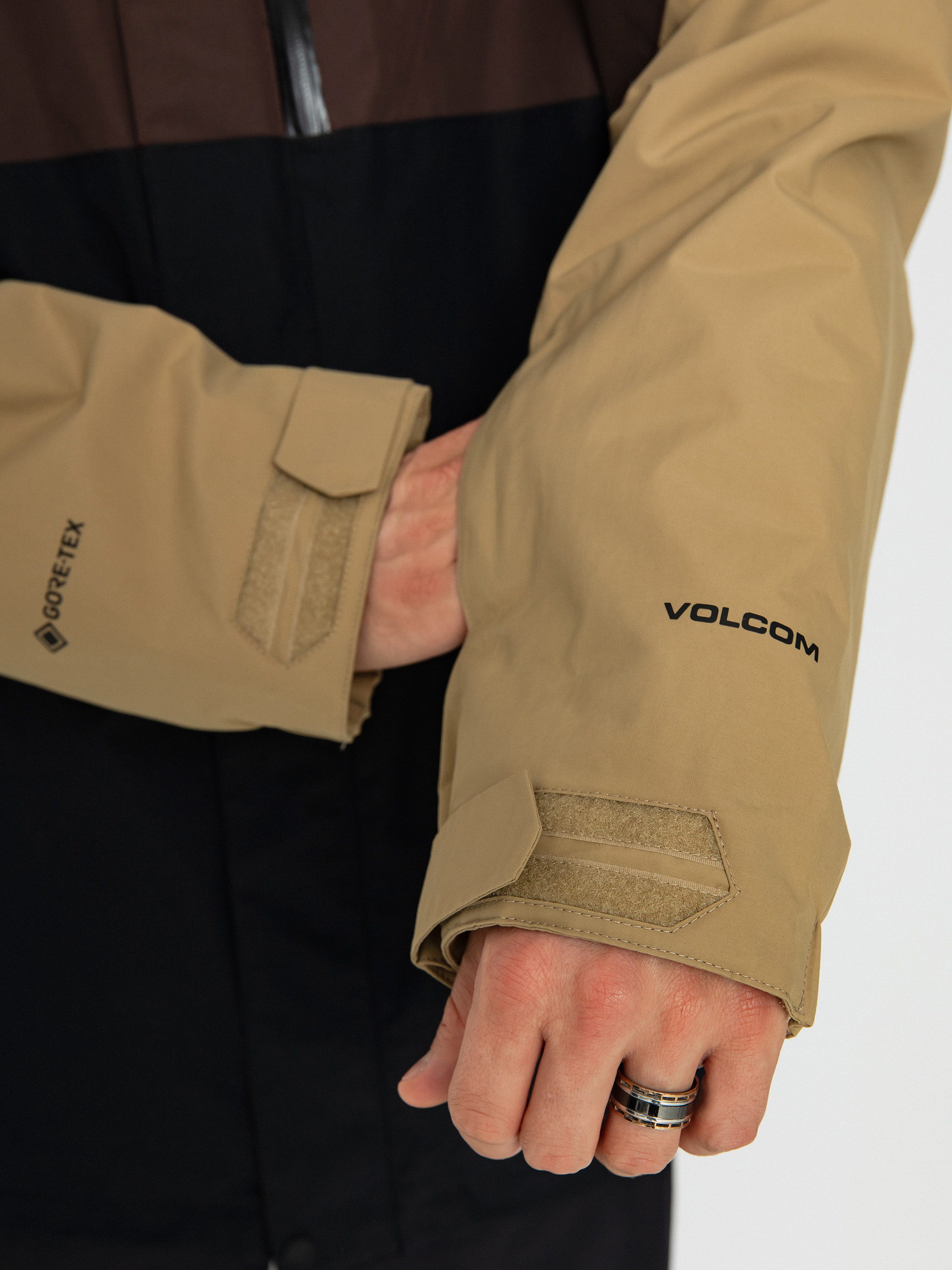 Pentru bărbați Geacă de snowboard Volcom L Gore Tex (brown)