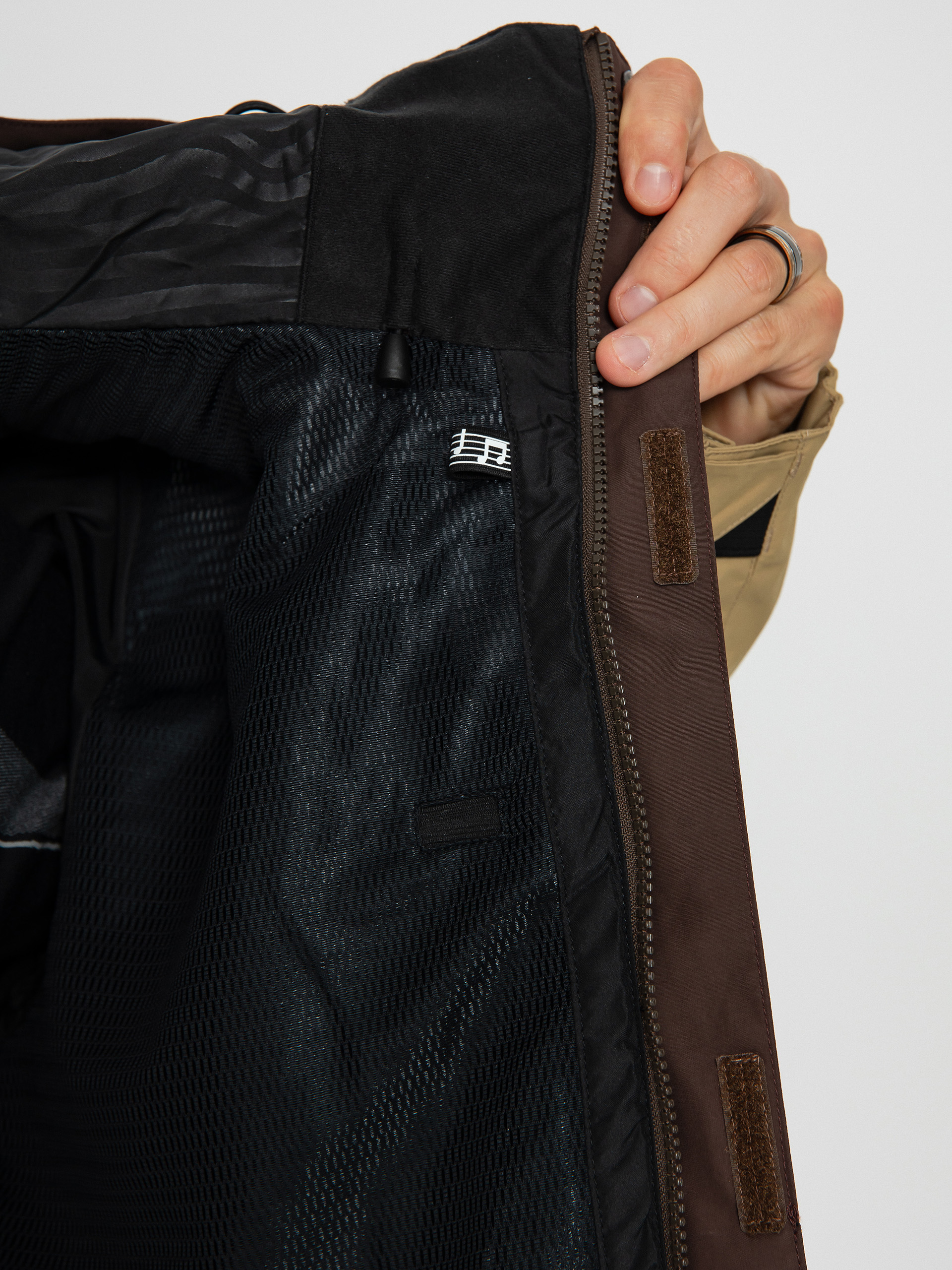 Pentru bărbați Geacă de snowboard Volcom L Gore Tex (brown)