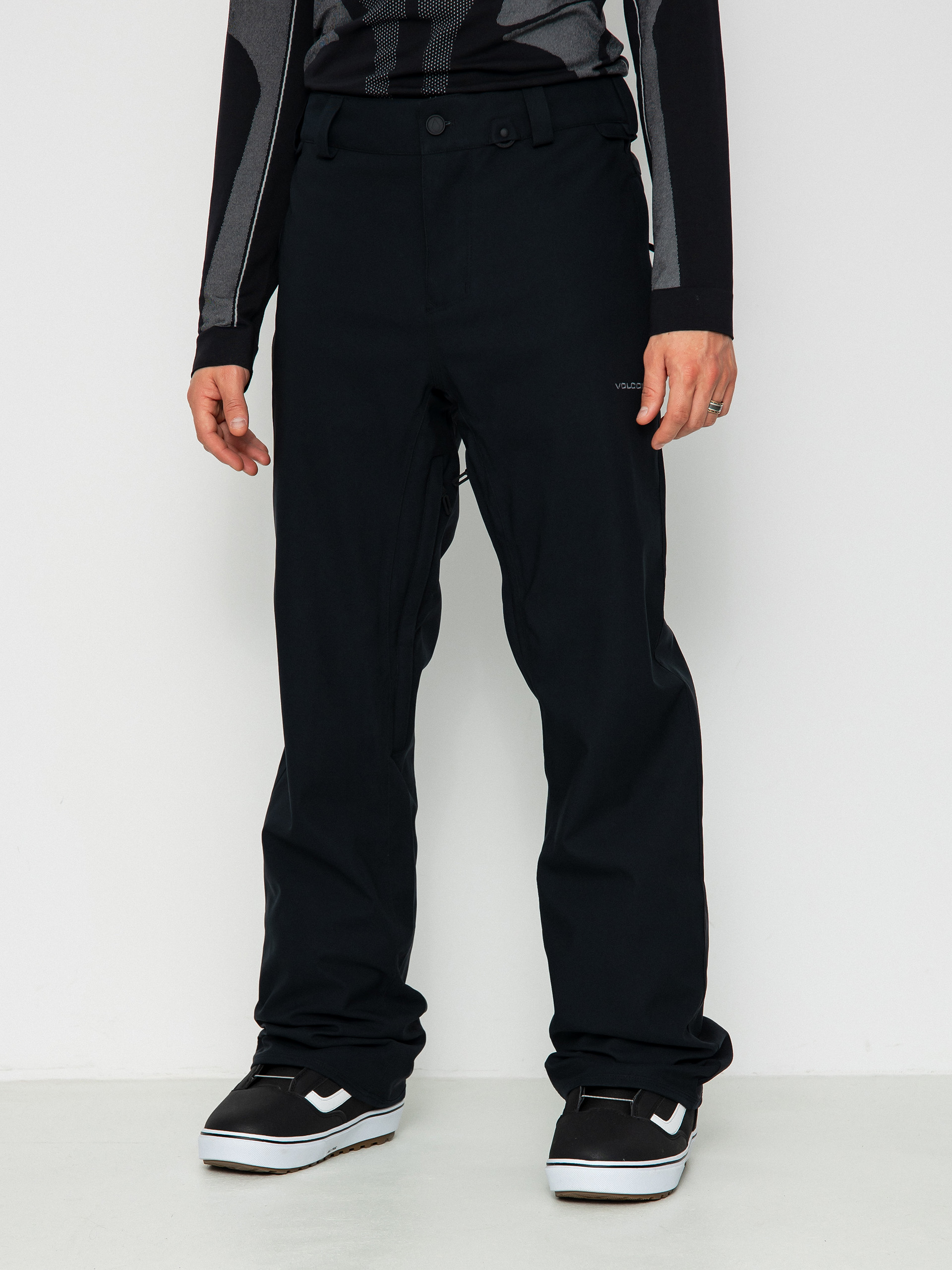 Pentru bărbați Pantaloni pentru snowboard Volcom Freakin Snow Chino (black)