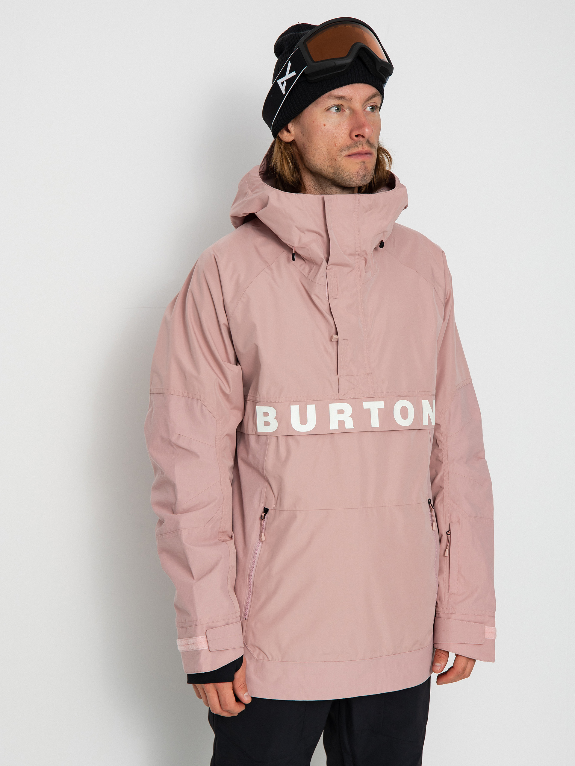 Pentru bărbați Geacă de snowboard Burton Frostner 2L Anorak (powder blush)