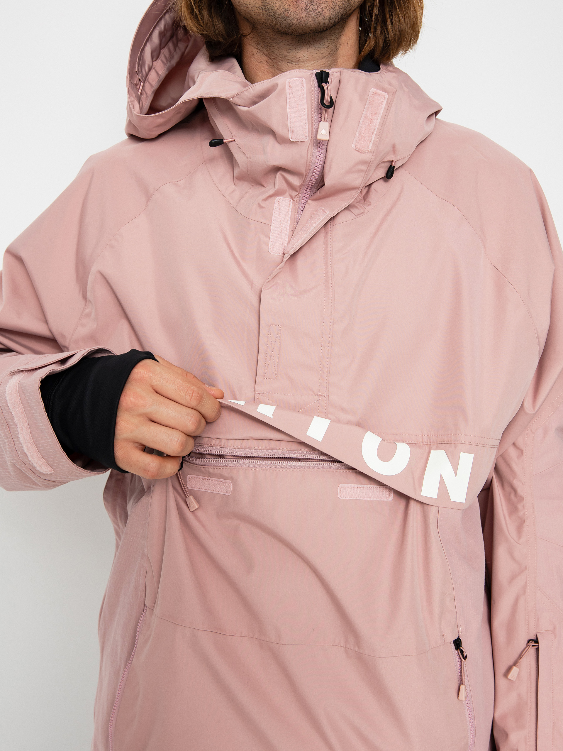 Pentru bărbați Geacă de snowboard Burton Frostner 2L Anorak (powder blush)