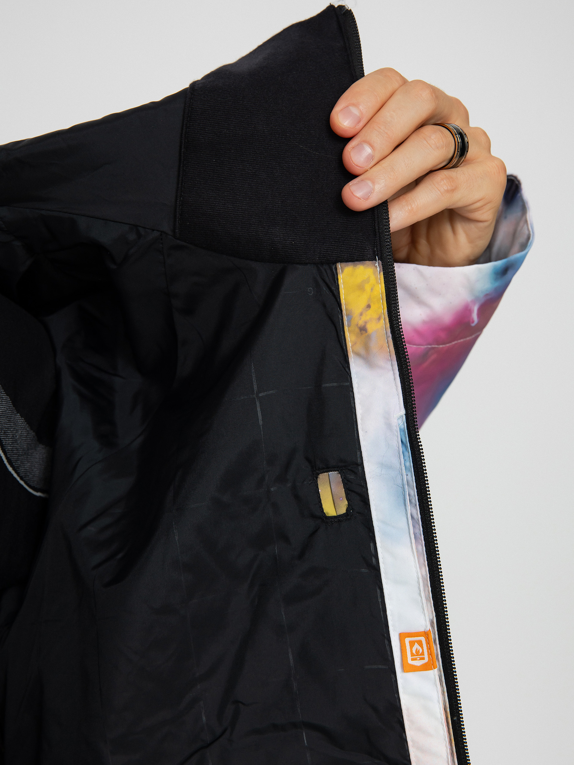 Pentru bărbați Geacă de snowboard Burton Lodgepole (stout white voyager)