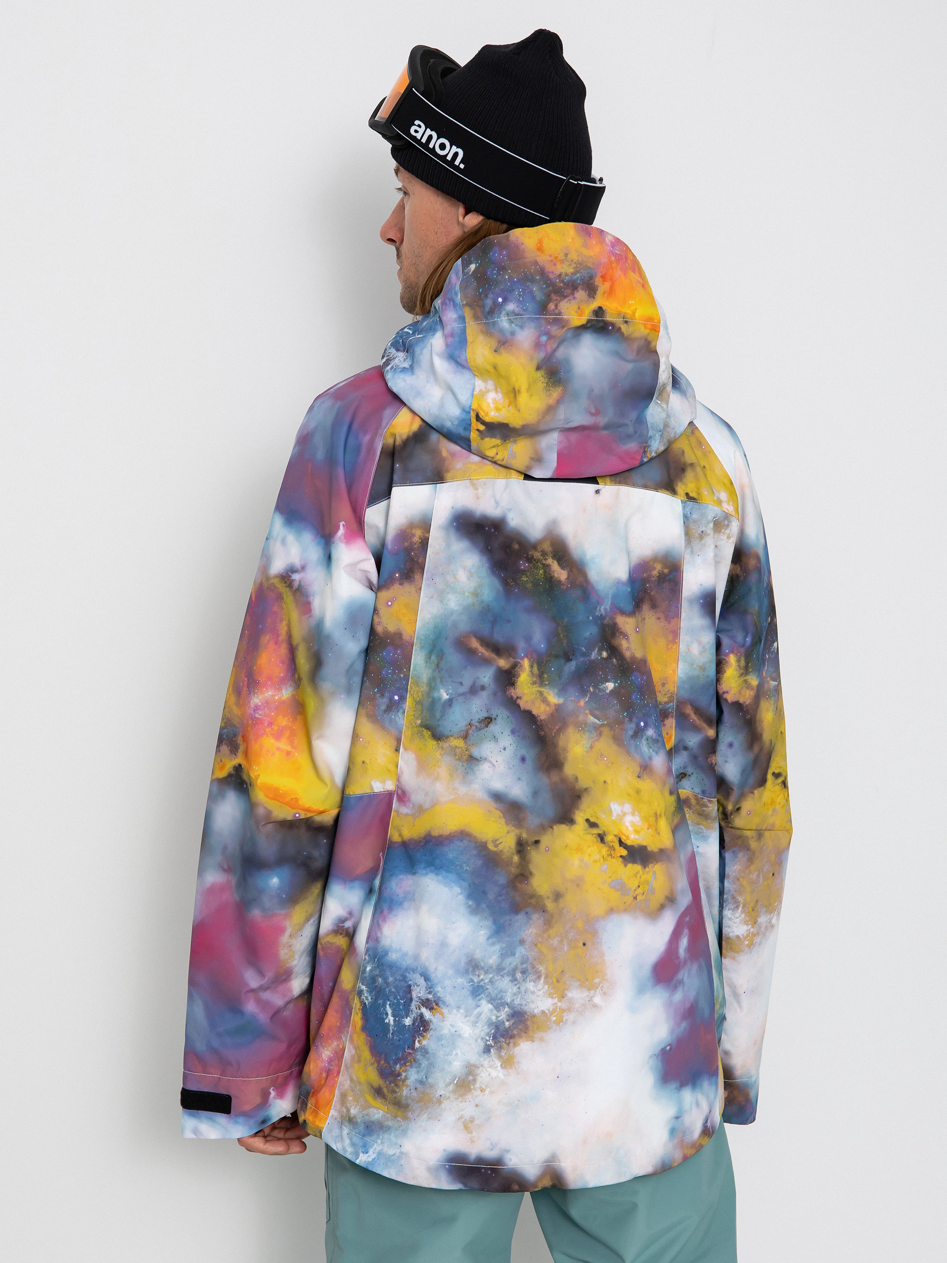 Pentru bărbați Geacă de snowboard Burton Lodgepole (stout white voyager)