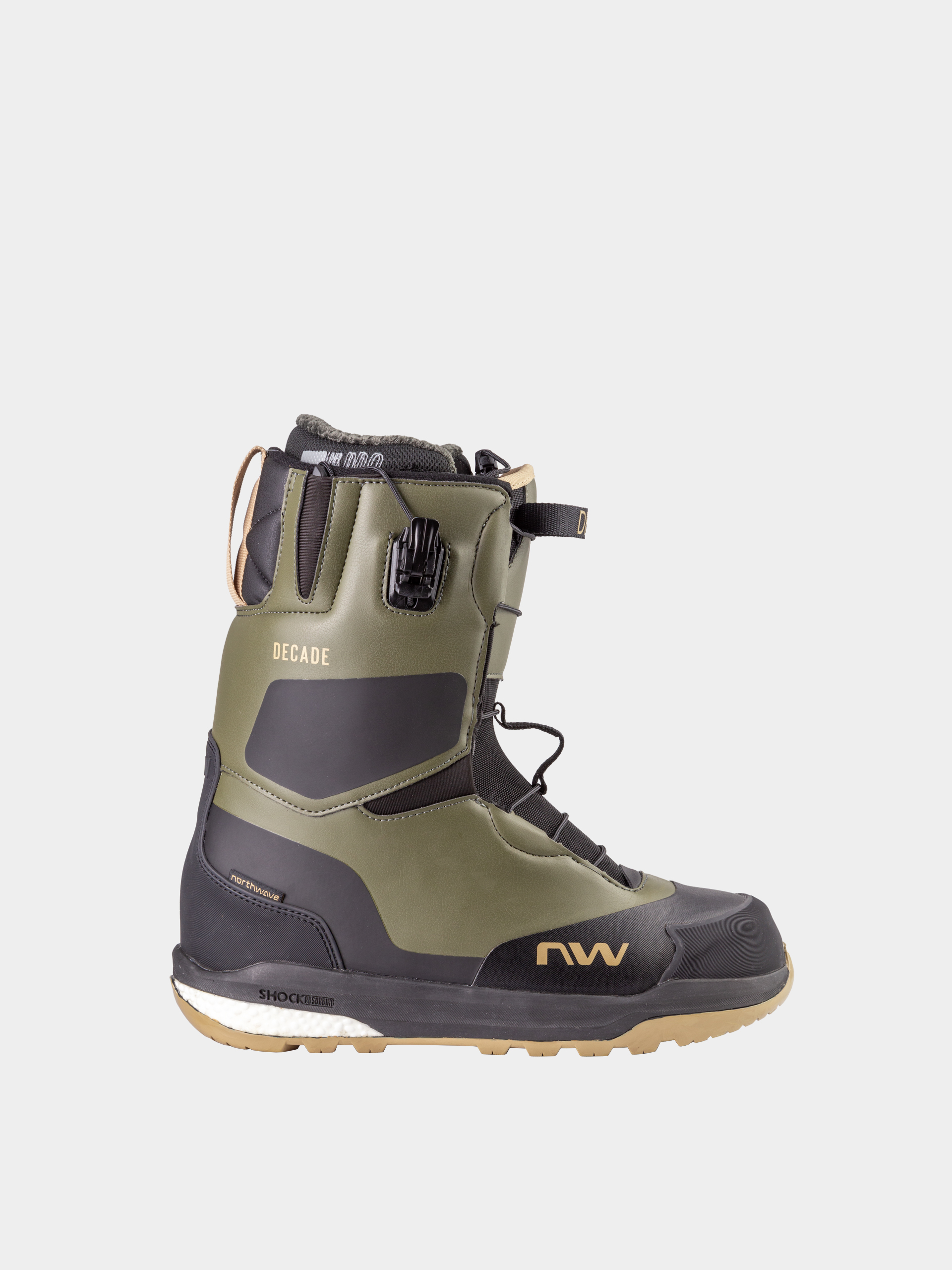 Pentru bărbați Încălțăminte pentru snowboard Northwave Decade Sls (green forest/black)