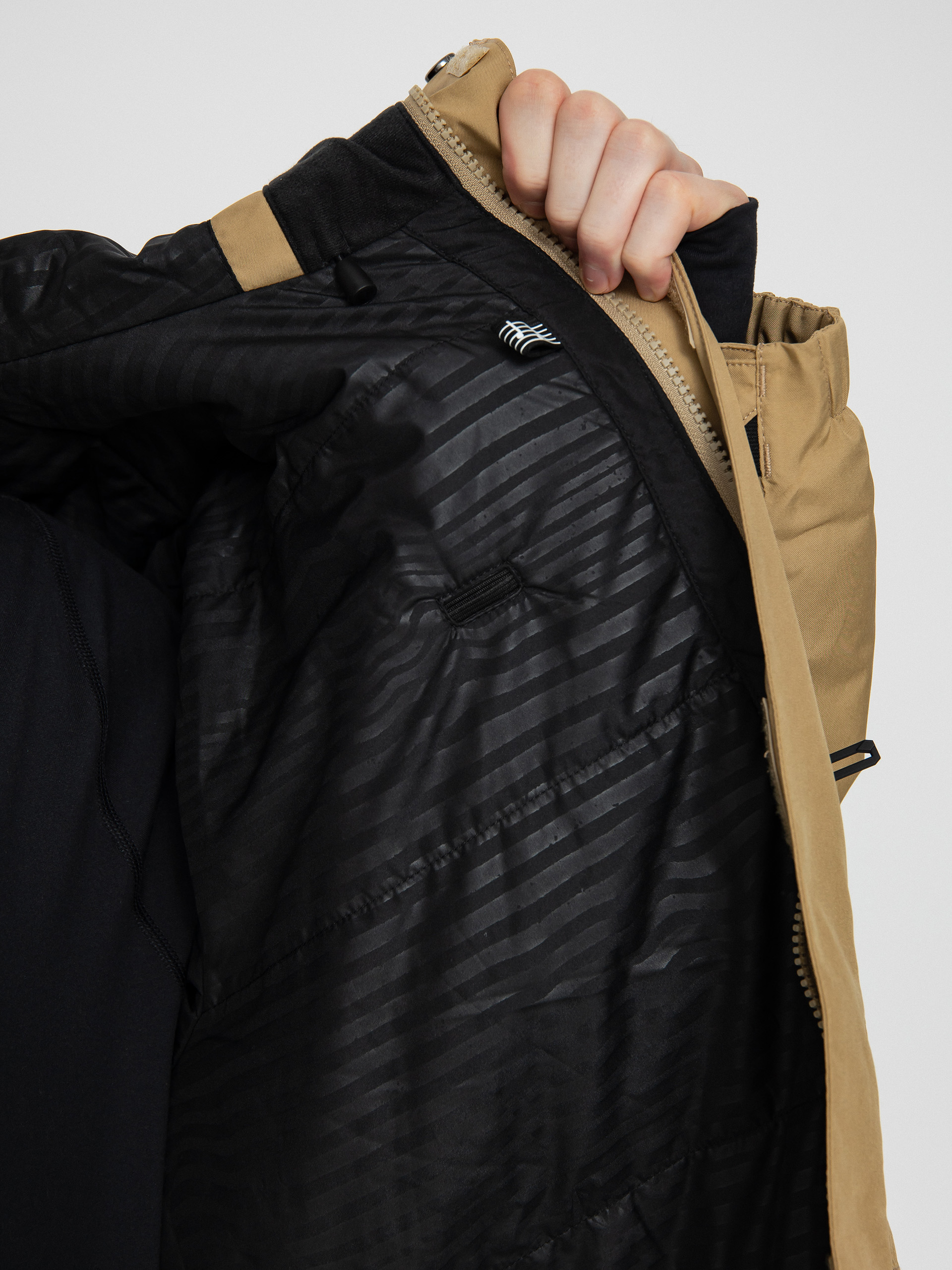 Pentru bărbați Geacă de snowboard Volcom Dua Ins Gore (dark khaki)