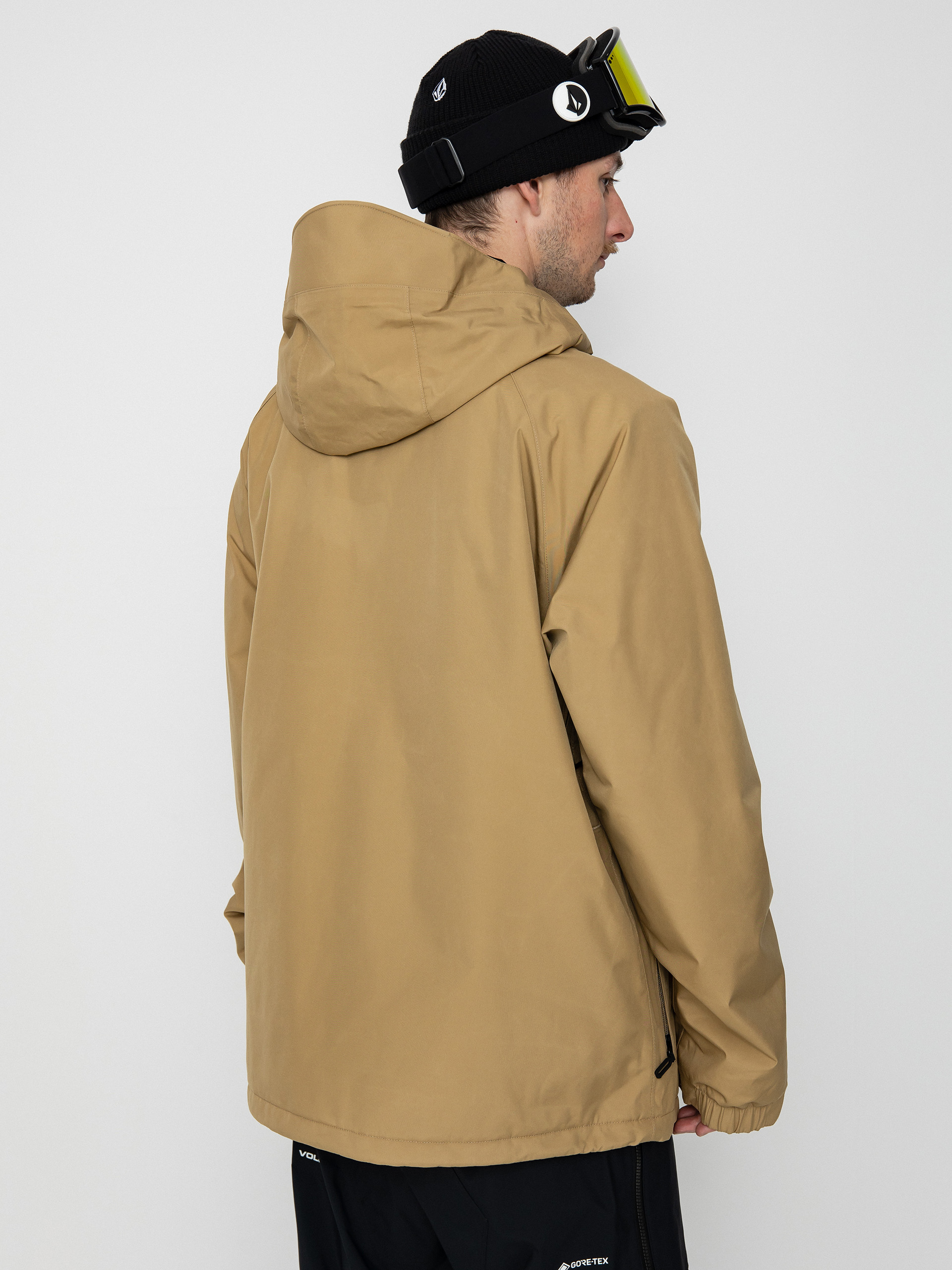 Pentru bărbați Geacă de snowboard Volcom Dua Ins Gore (dark khaki)