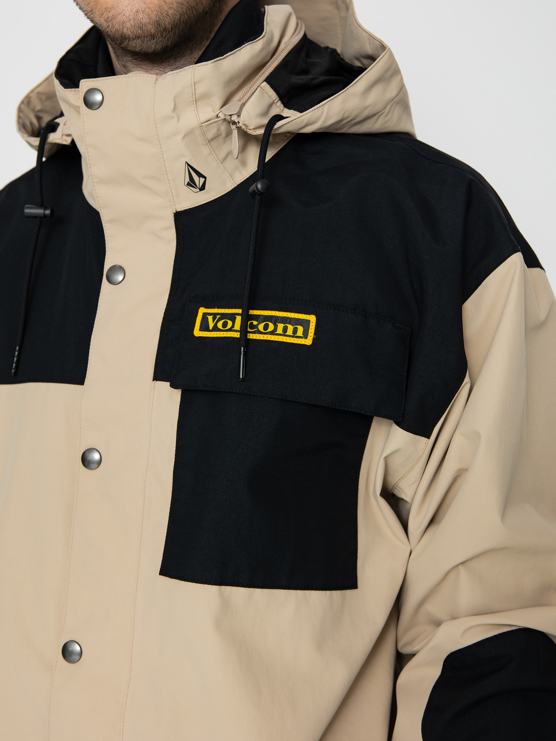 Pentru bărbați Geacă de snowboard Volcom Longo Gore Tex (khakiest)