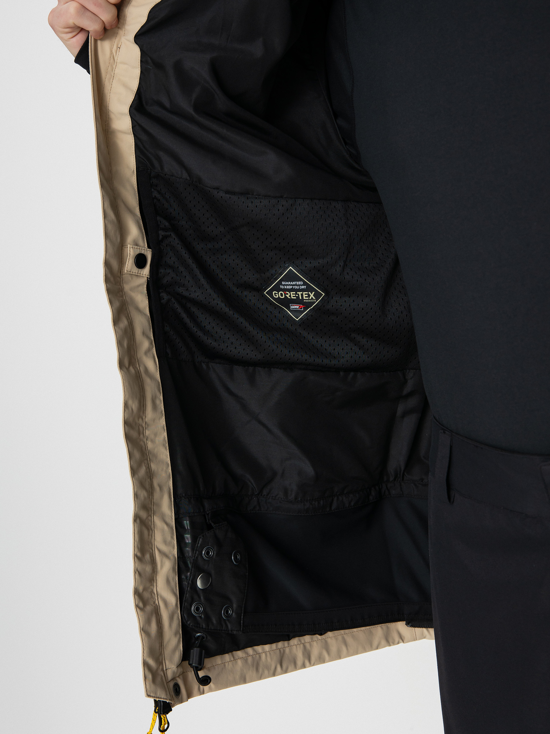 Pentru bărbați Geacă de snowboard Volcom Longo Gore Tex (khakiest)