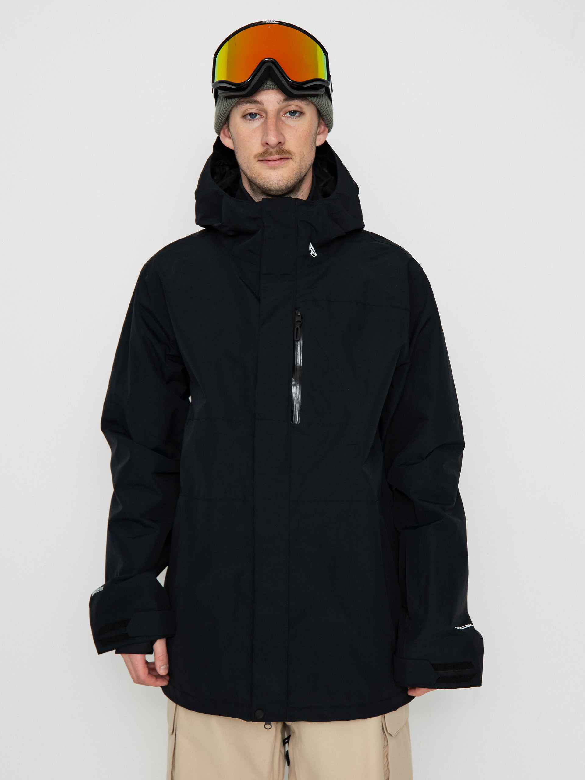 Pentru bărbați Geacă de snowboard Volcom L Gore Tex (black)
