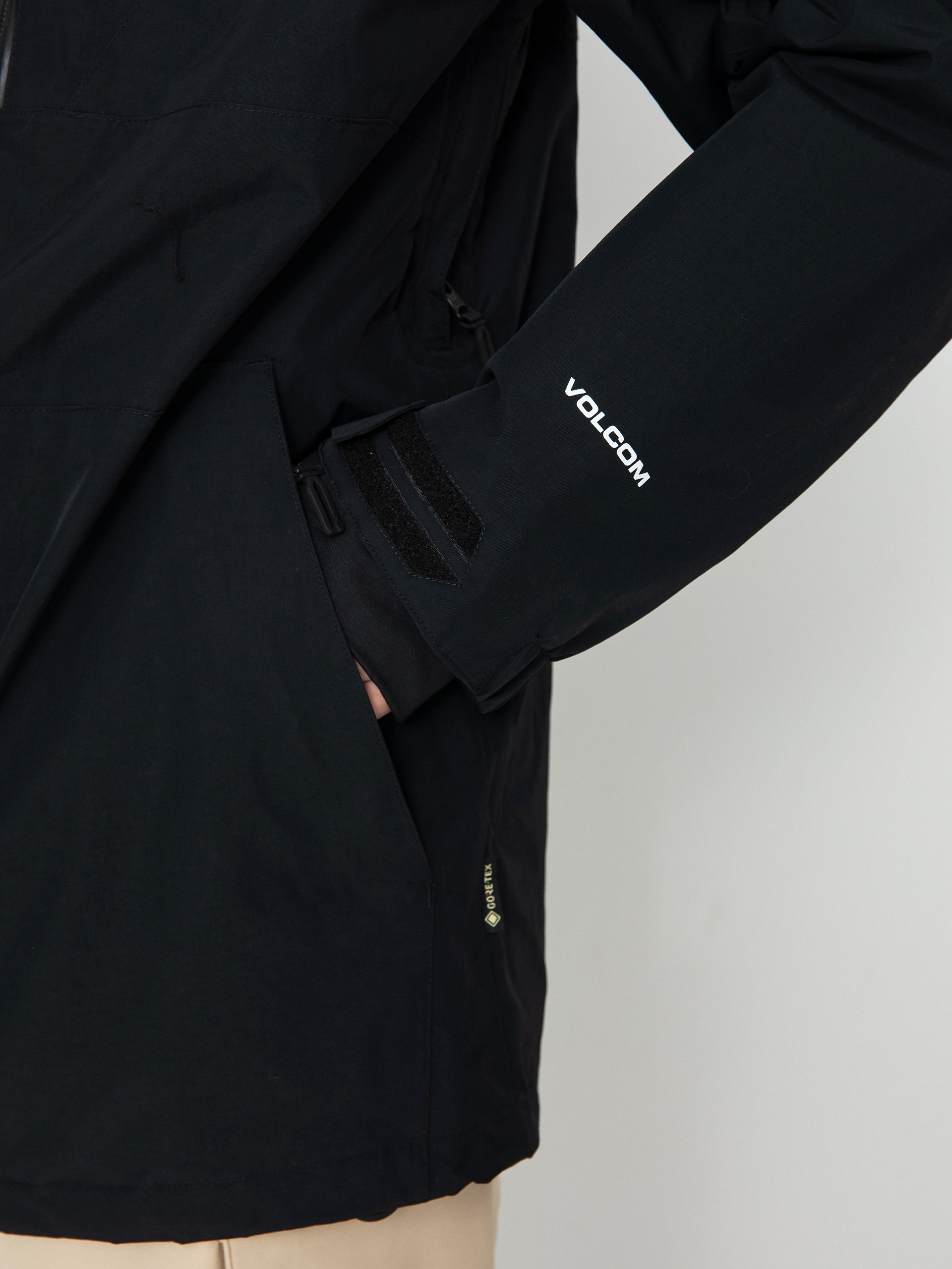 Pentru bărbați Geacă de snowboard Volcom L Gore Tex (black)