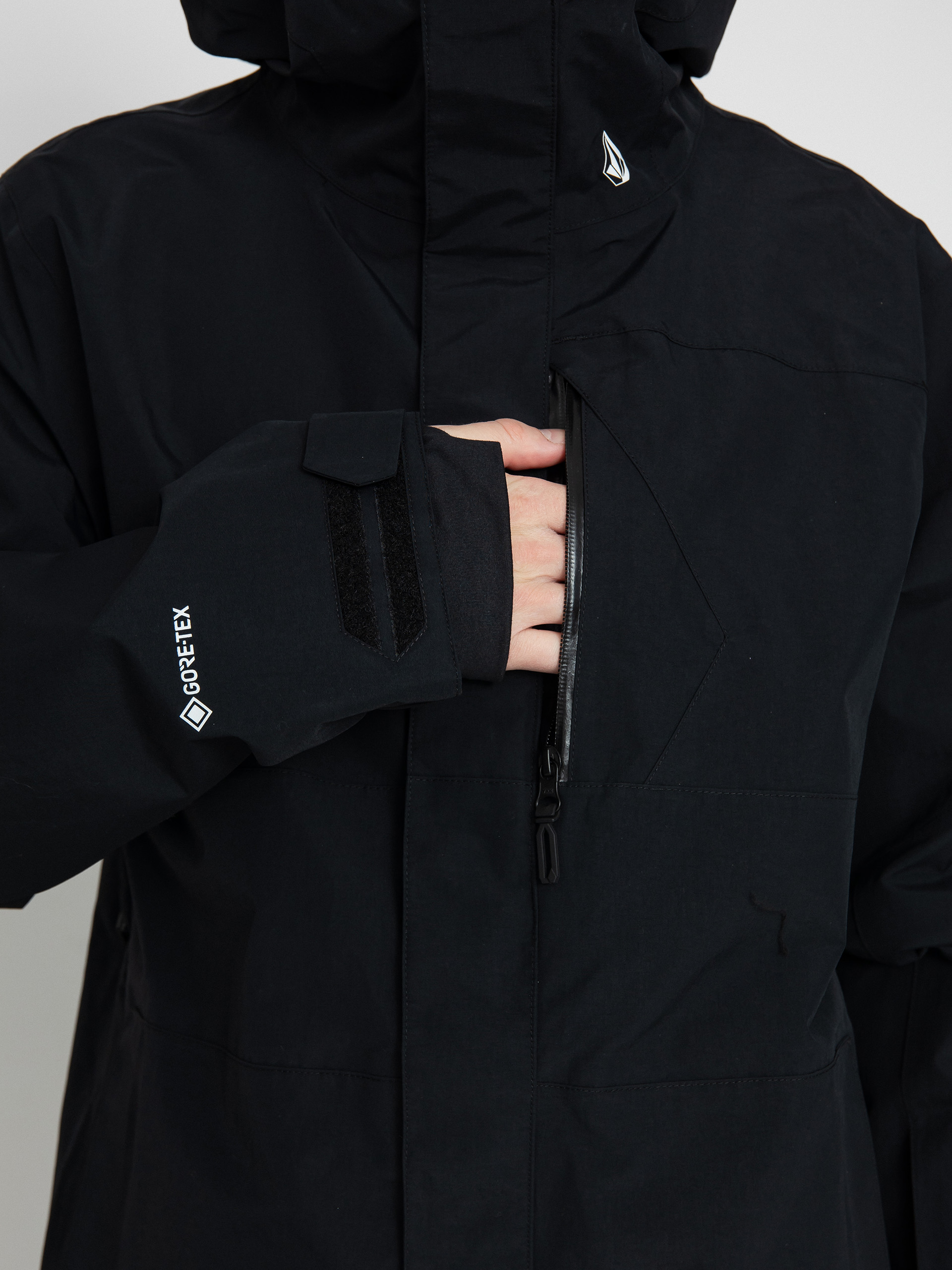 Pentru bărbați Geacă de snowboard Volcom L Gore Tex (black)