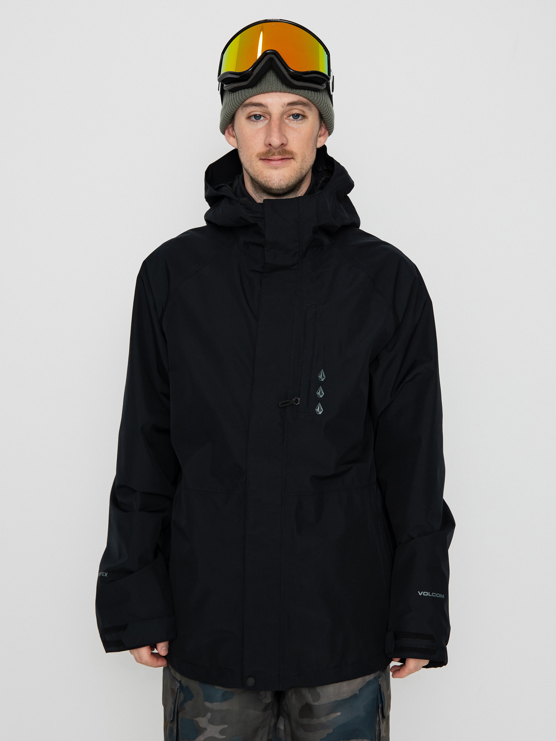 Pentru bărbați Geacă de snowboard Volcom Dua Gore Tex (black)