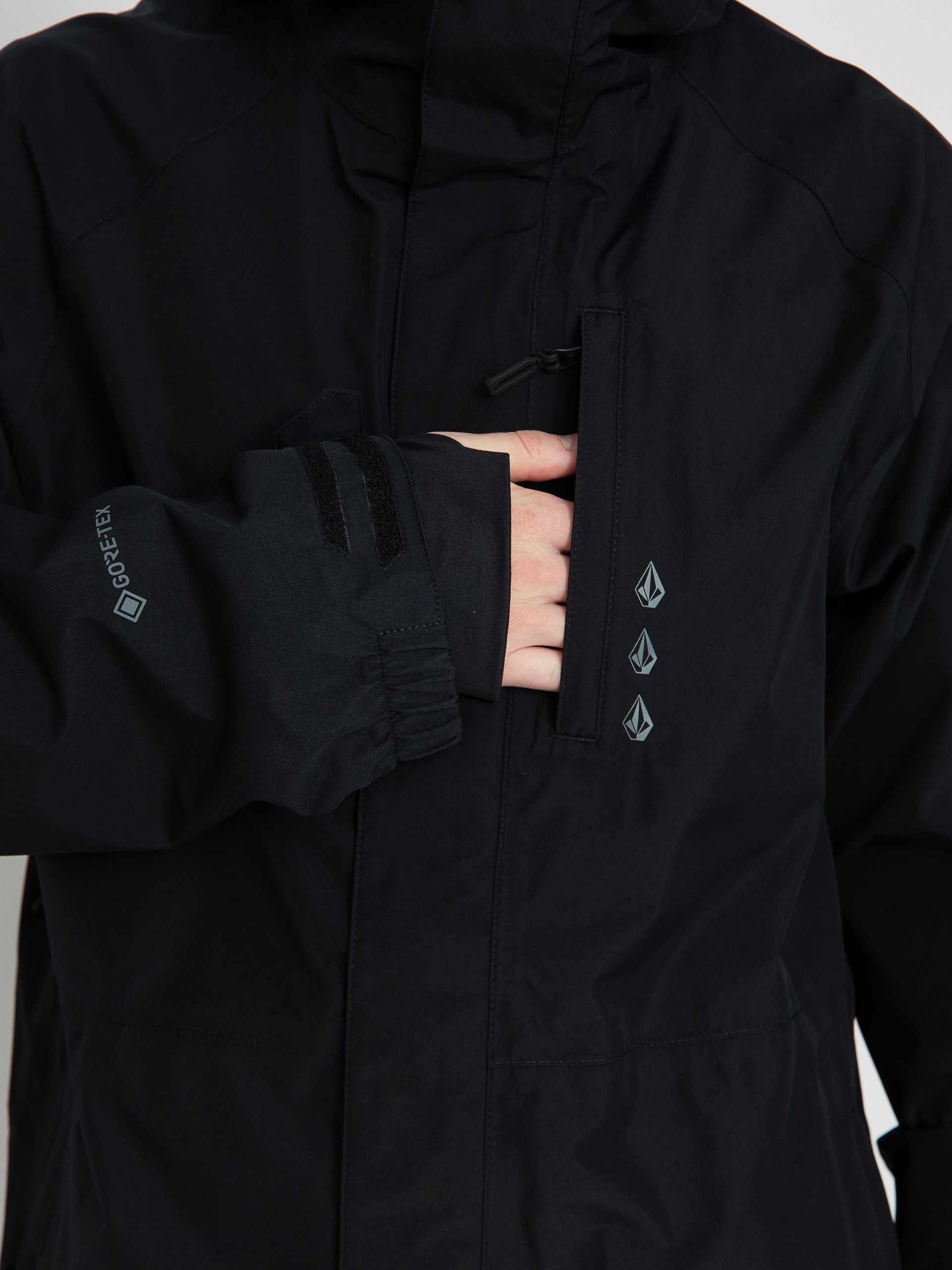 Pentru bărbați Geacă de snowboard Volcom Dua Gore Tex (black)