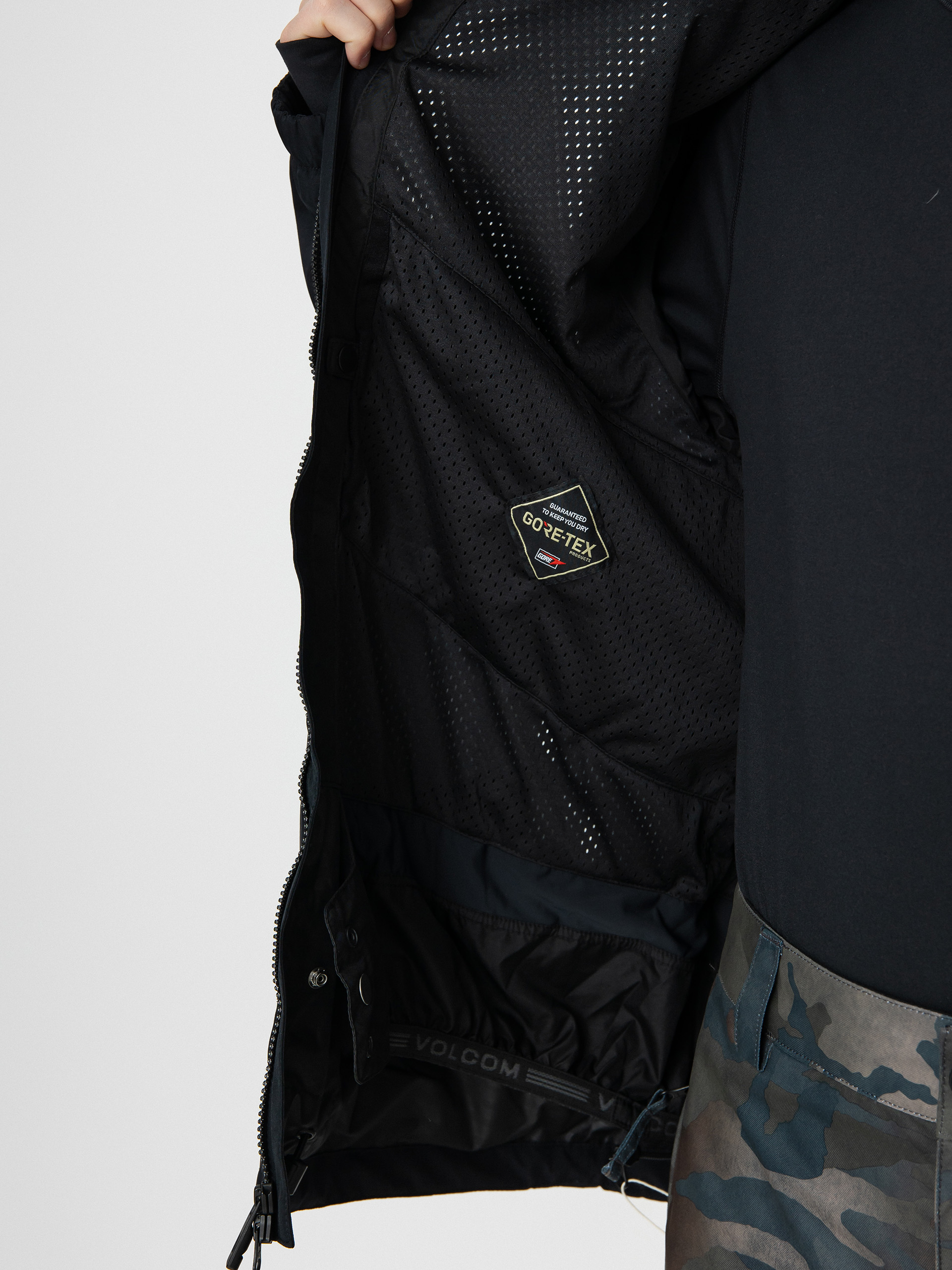 Pentru bărbați Geacă de snowboard Volcom Dua Gore Tex (black)