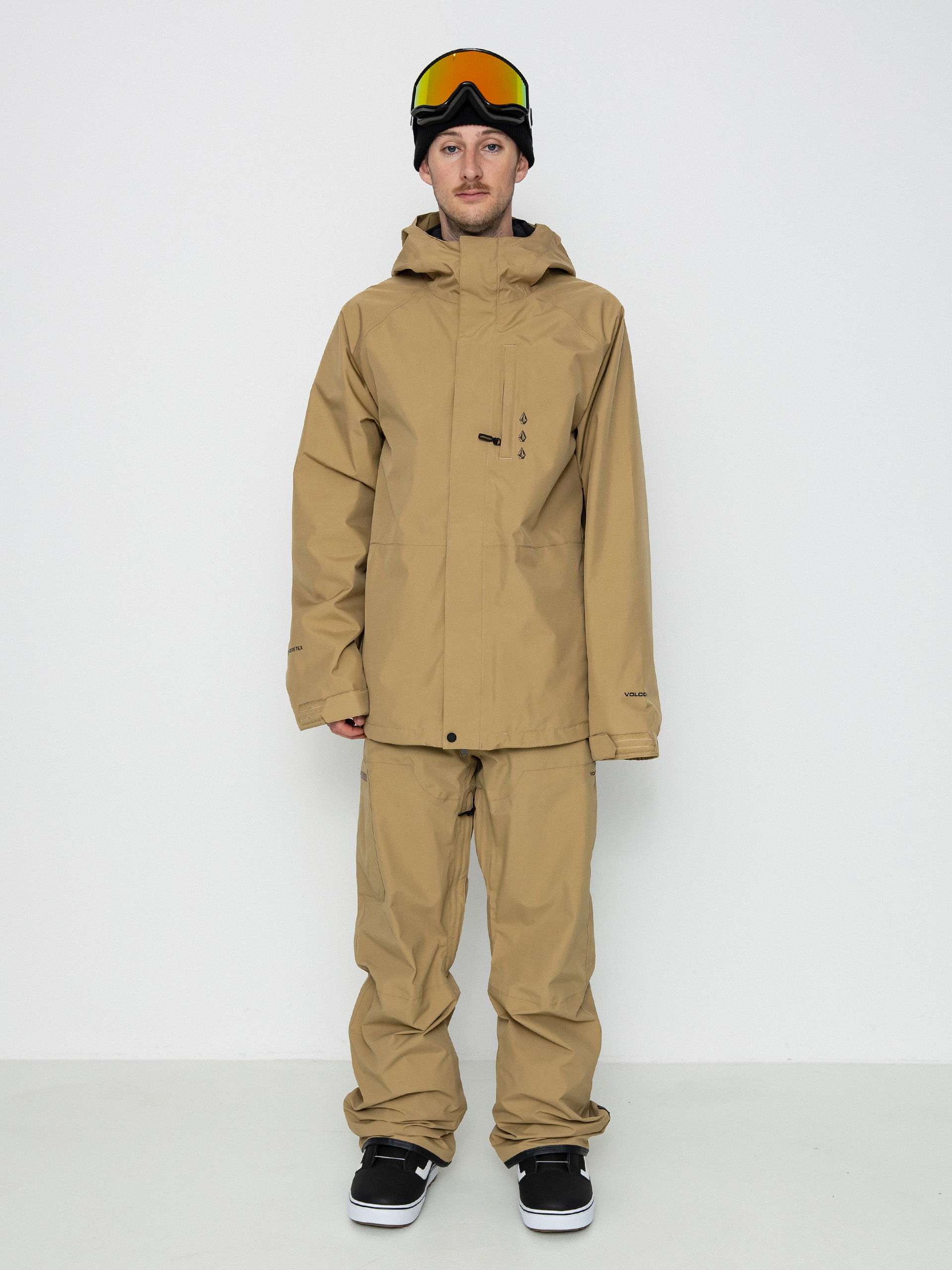 Pentru bărbați Geacă de snowboard Volcom Dua Gore Tex (dark khaki)