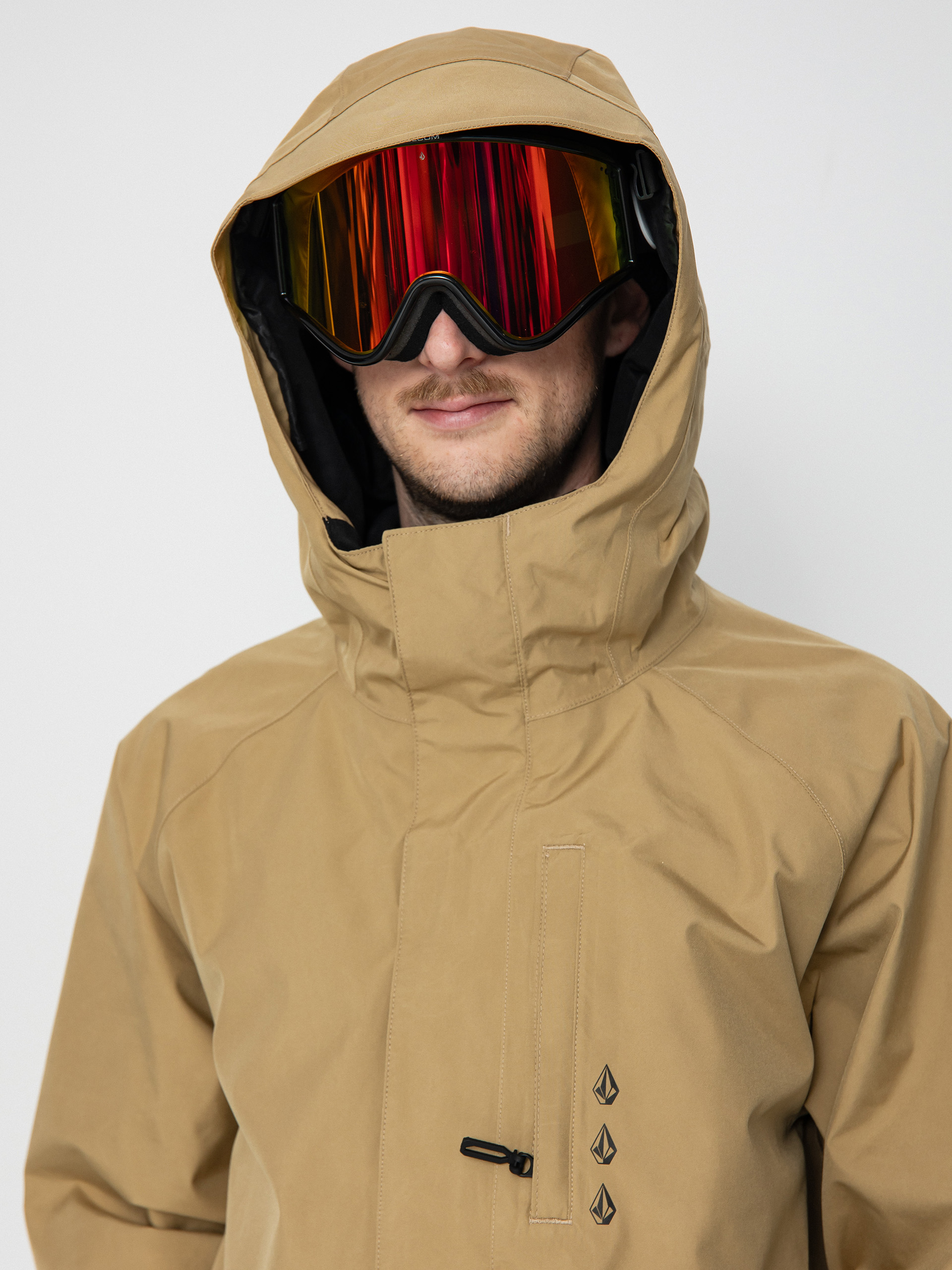 Pentru bărbați Geacă de snowboard Volcom Dua Gore Tex (dark khaki)