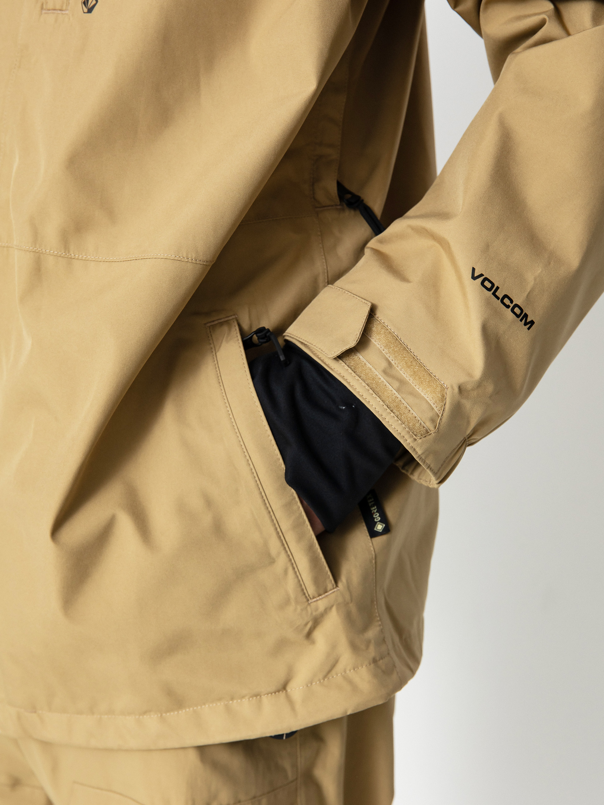 Pentru bărbați Geacă de snowboard Volcom Dua Gore Tex (dark khaki)