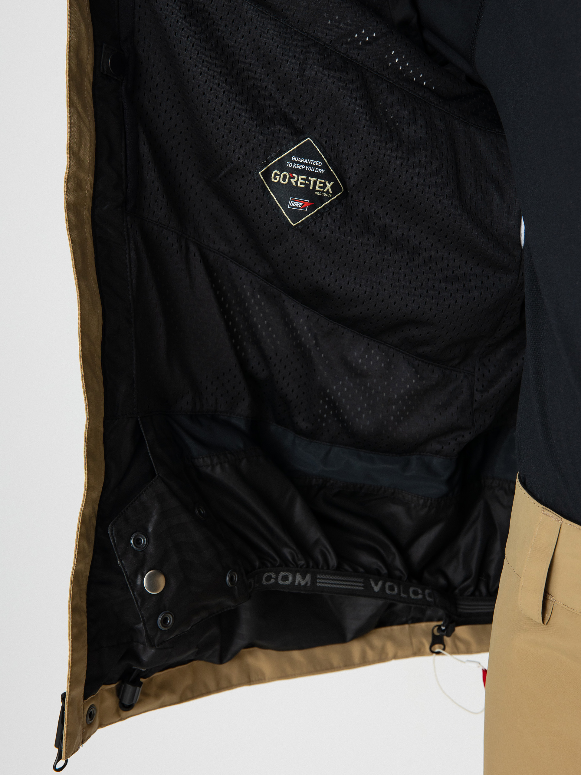 Pentru bărbați Geacă de snowboard Volcom Dua Gore Tex (dark khaki)